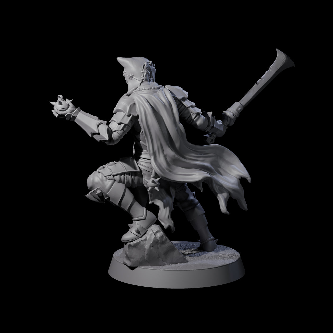 Grenade Throwing Hobgoblin Sapper B Miniature for Dungeons and Dragons, Pathfinder or other TTRPGs