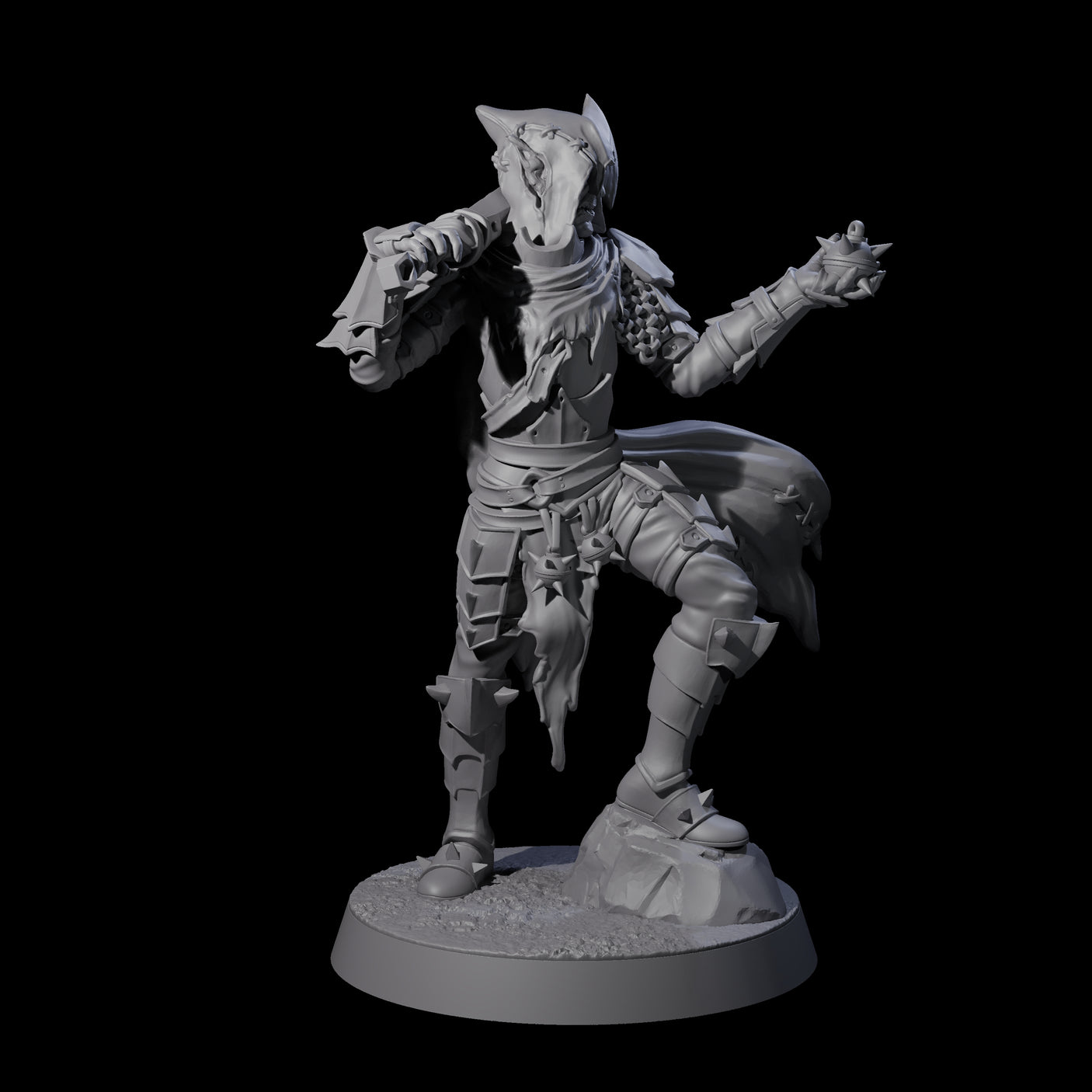 Grenade Throwing Hobgoblin Sappers Miniature for Dungeons and Dragons, Pathfinder or other TTRPGs