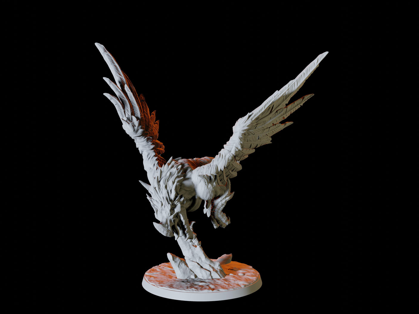 Griffon Miniature for Dungeons and Dragons, Pathfinder or other TTRPGs