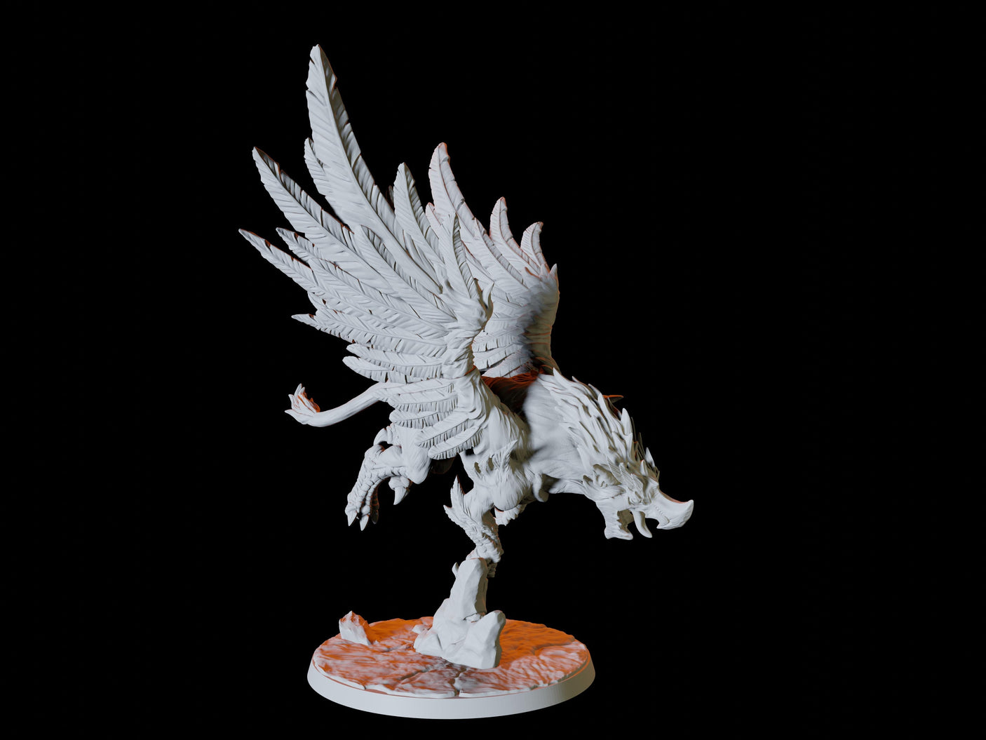 Griffon Miniature for Dungeons and Dragons, Pathfinder or other TTRPGs