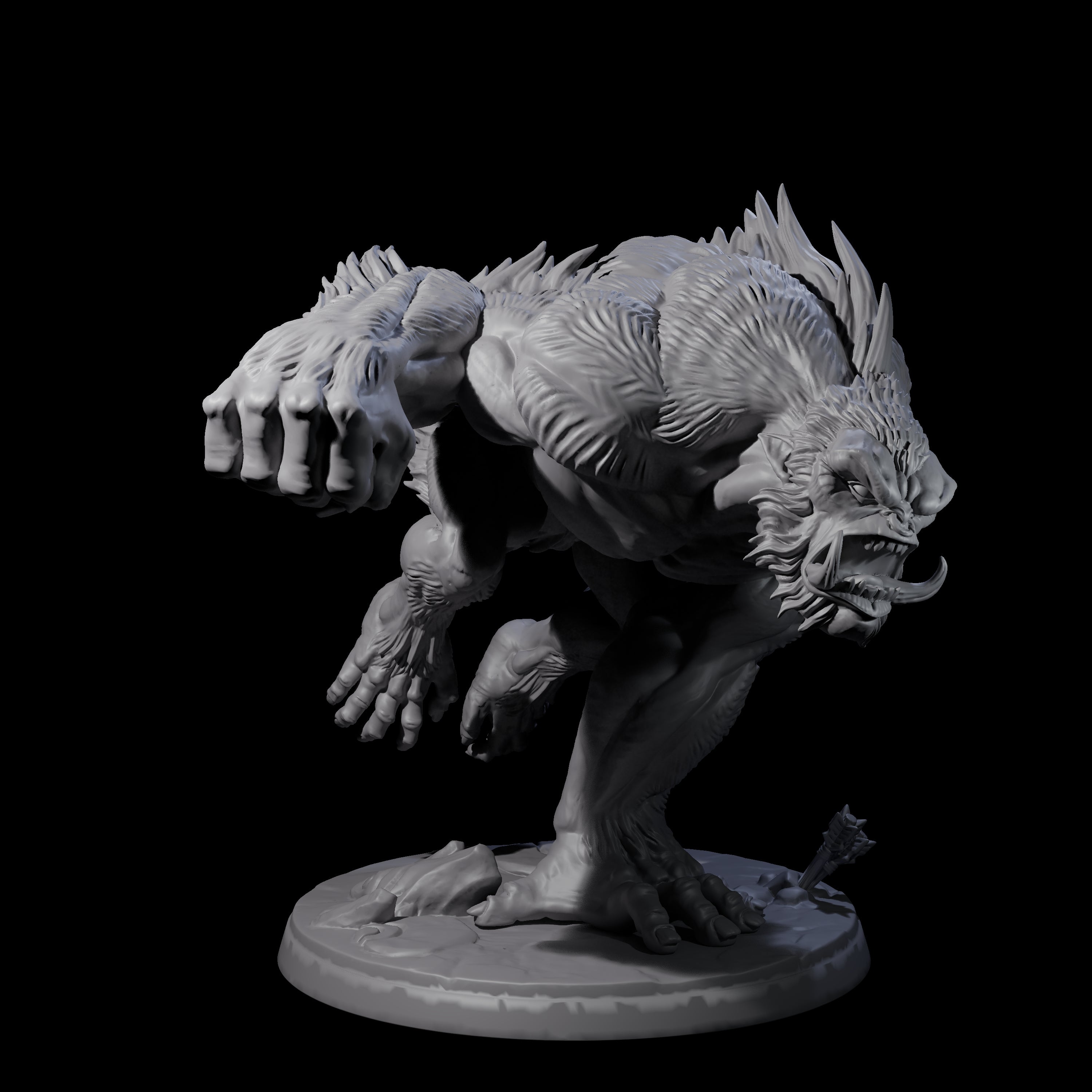 Grim Barlgura C Miniature for Dungeons and Dragons, Pathfinder or other TTRPGs