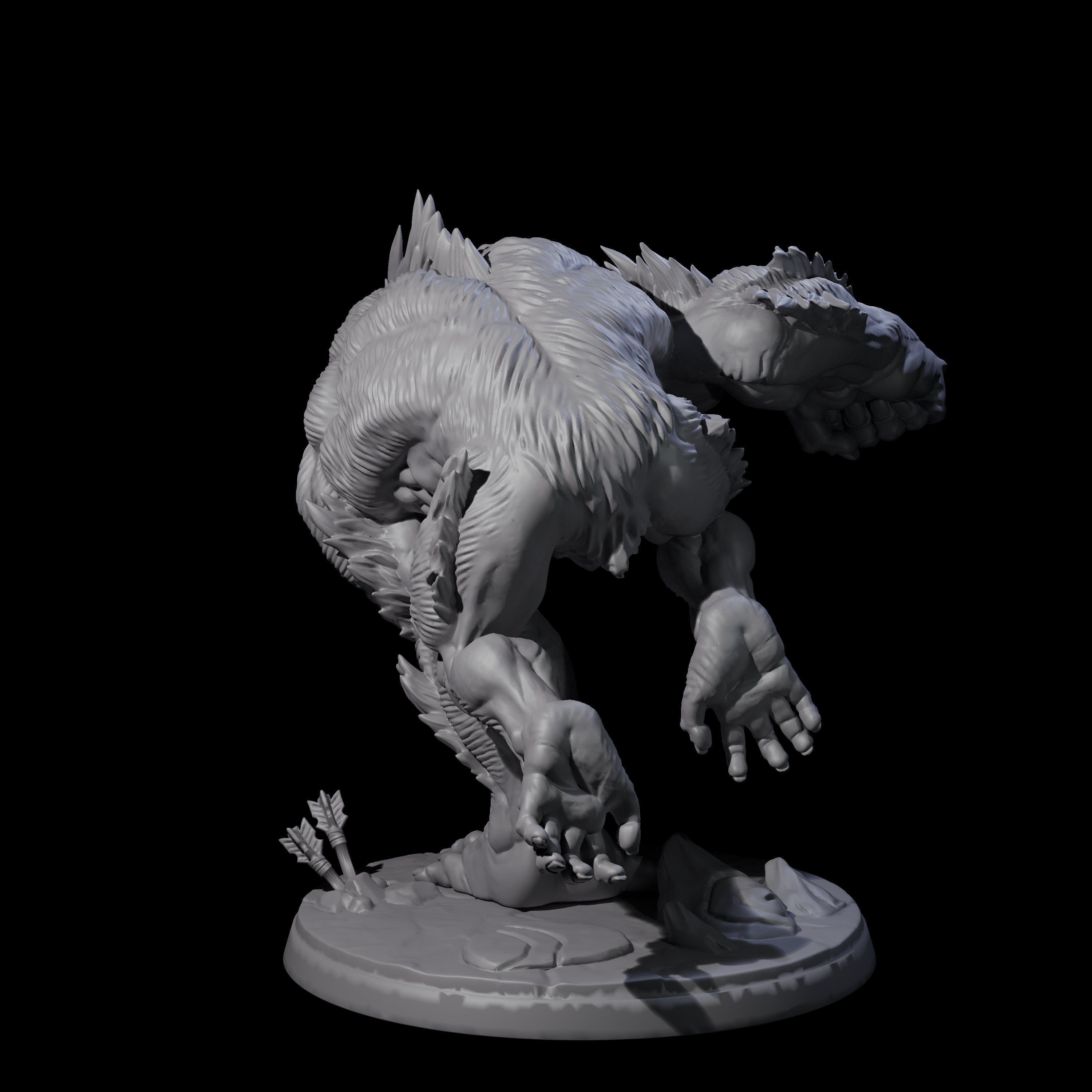 Grim Barlgura C Miniature for Dungeons and Dragons, Pathfinder or other TTRPGs