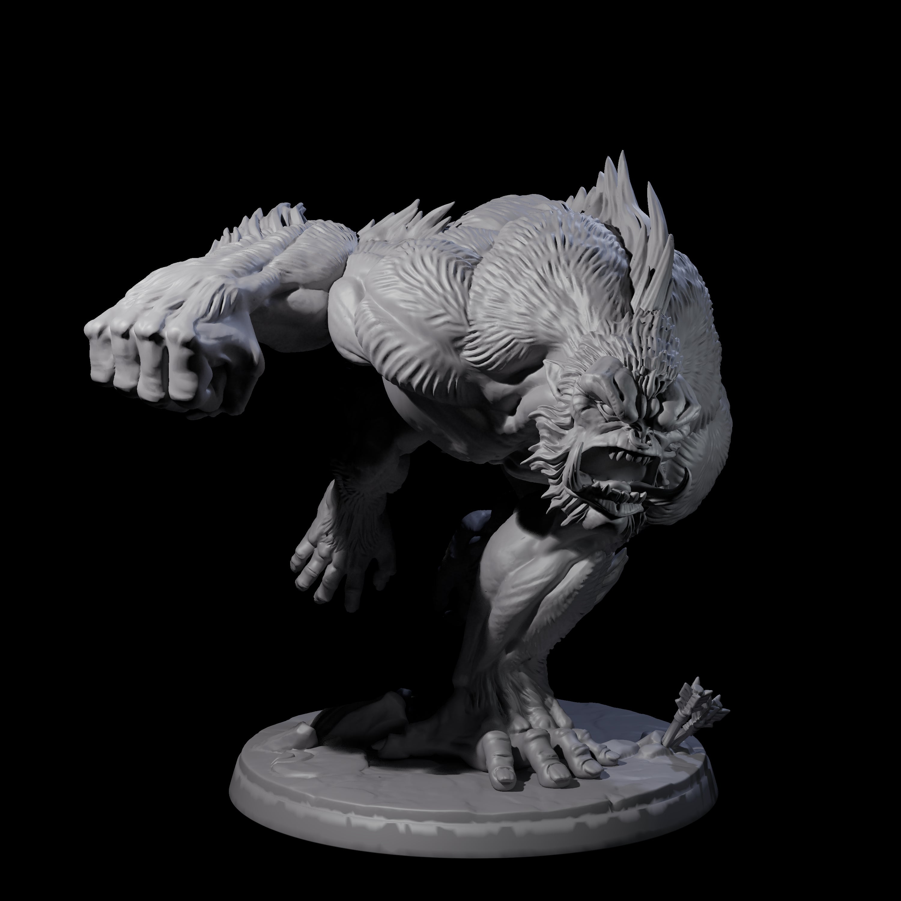 Grim Barlgura C Miniature for Dungeons and Dragons, Pathfinder or other TTRPGs