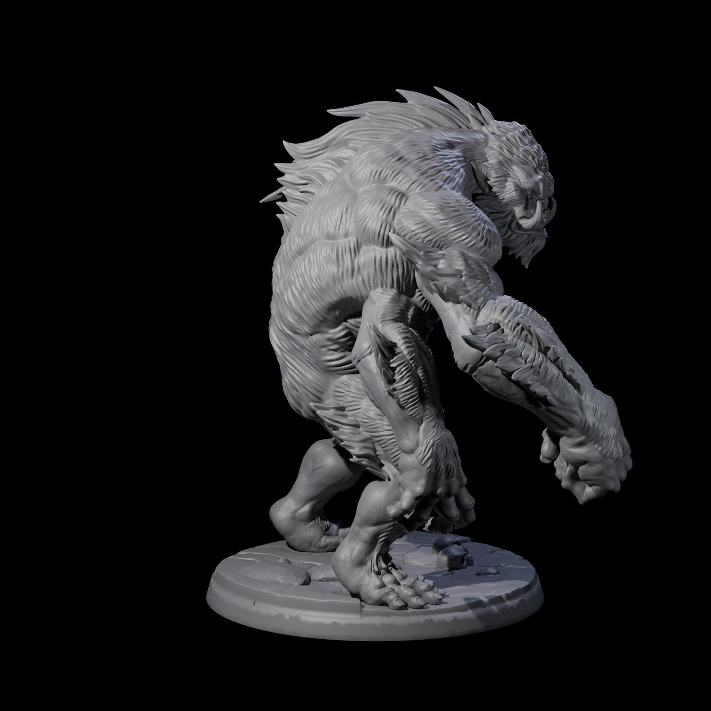 Grim Barlgura D Miniature for Dungeons and Dragons, Pathfinder or other TTRPGs