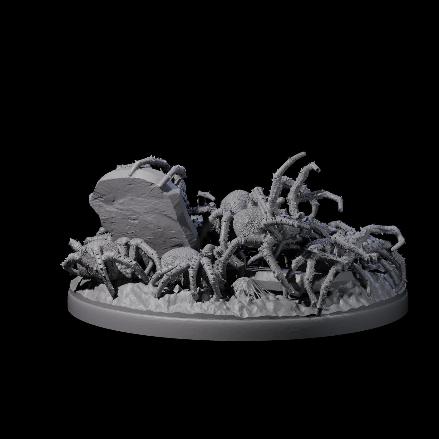 Grim Spider Swarm B Miniature for Dungeons and Dragons, Pathfinder or other TTRPGs