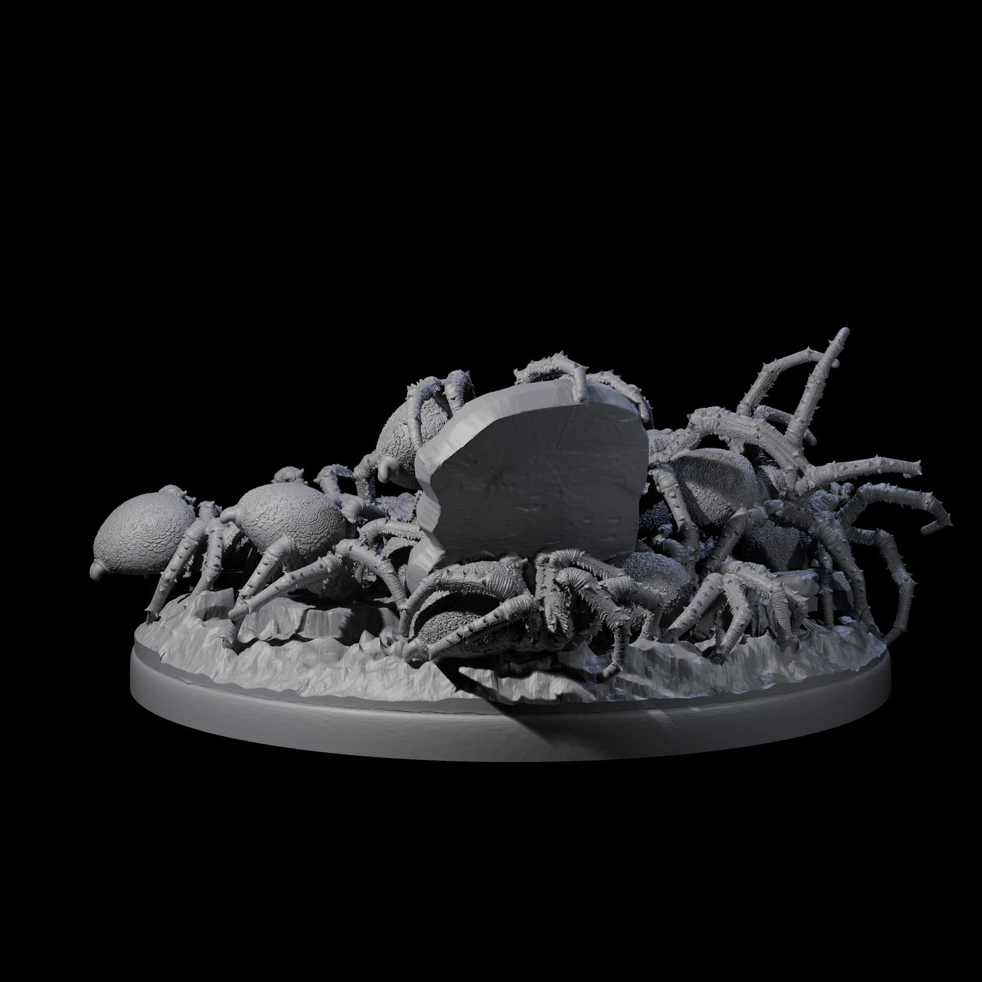 Grim Spider Swarm B Miniature for Dungeons and Dragons, Pathfinder or other TTRPGs