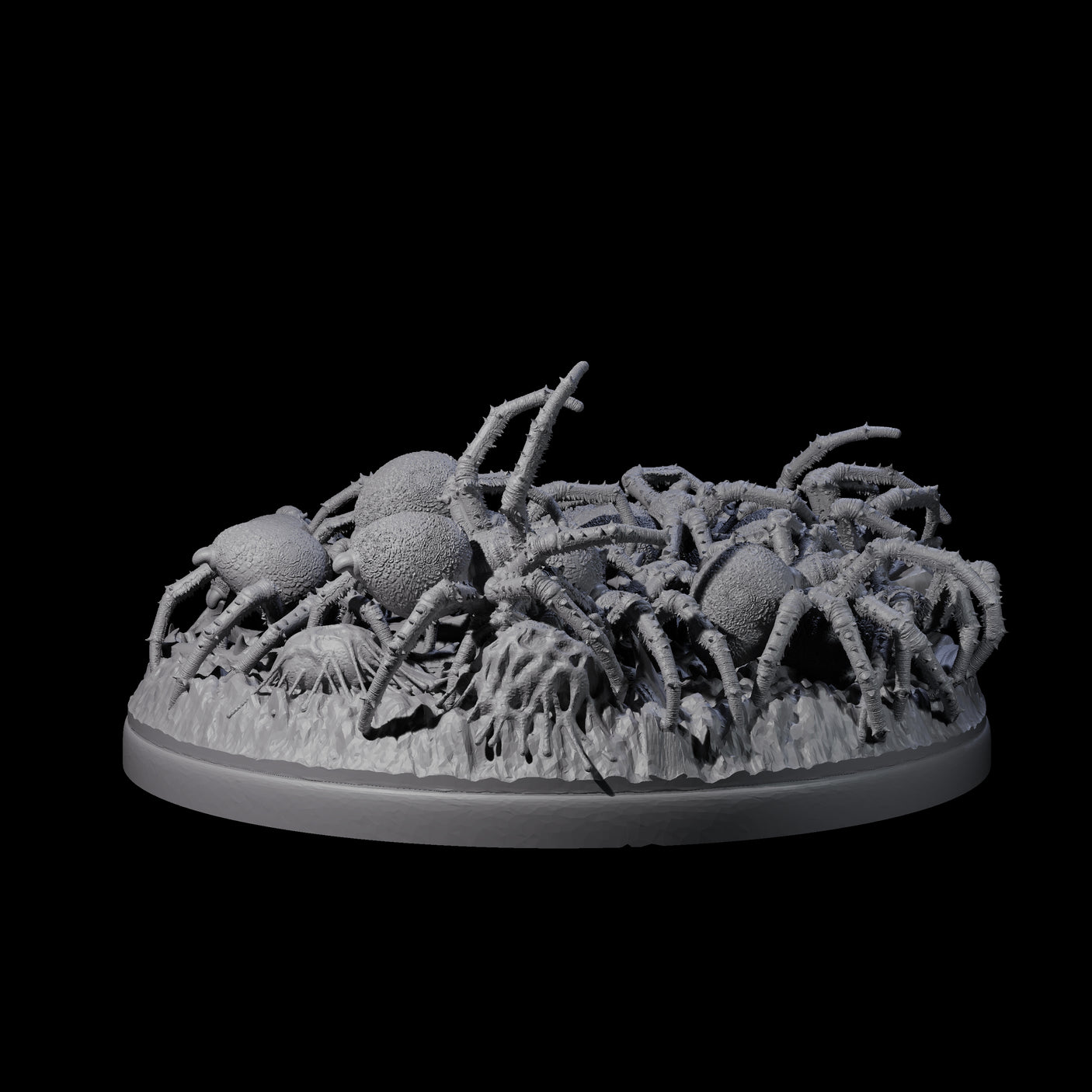 Grim Spider Swarm C Miniature for Dungeons and Dragons, Pathfinder or other TTRPGs