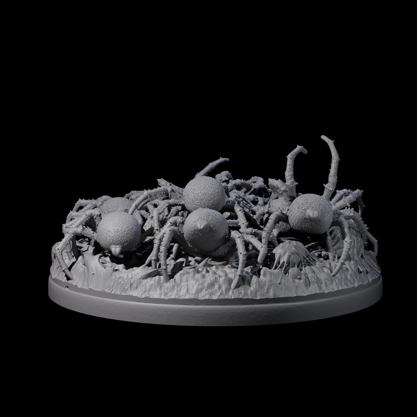 Grim Spider Swarm C Miniature for Dungeons and Dragons, Pathfinder or other TTRPGs