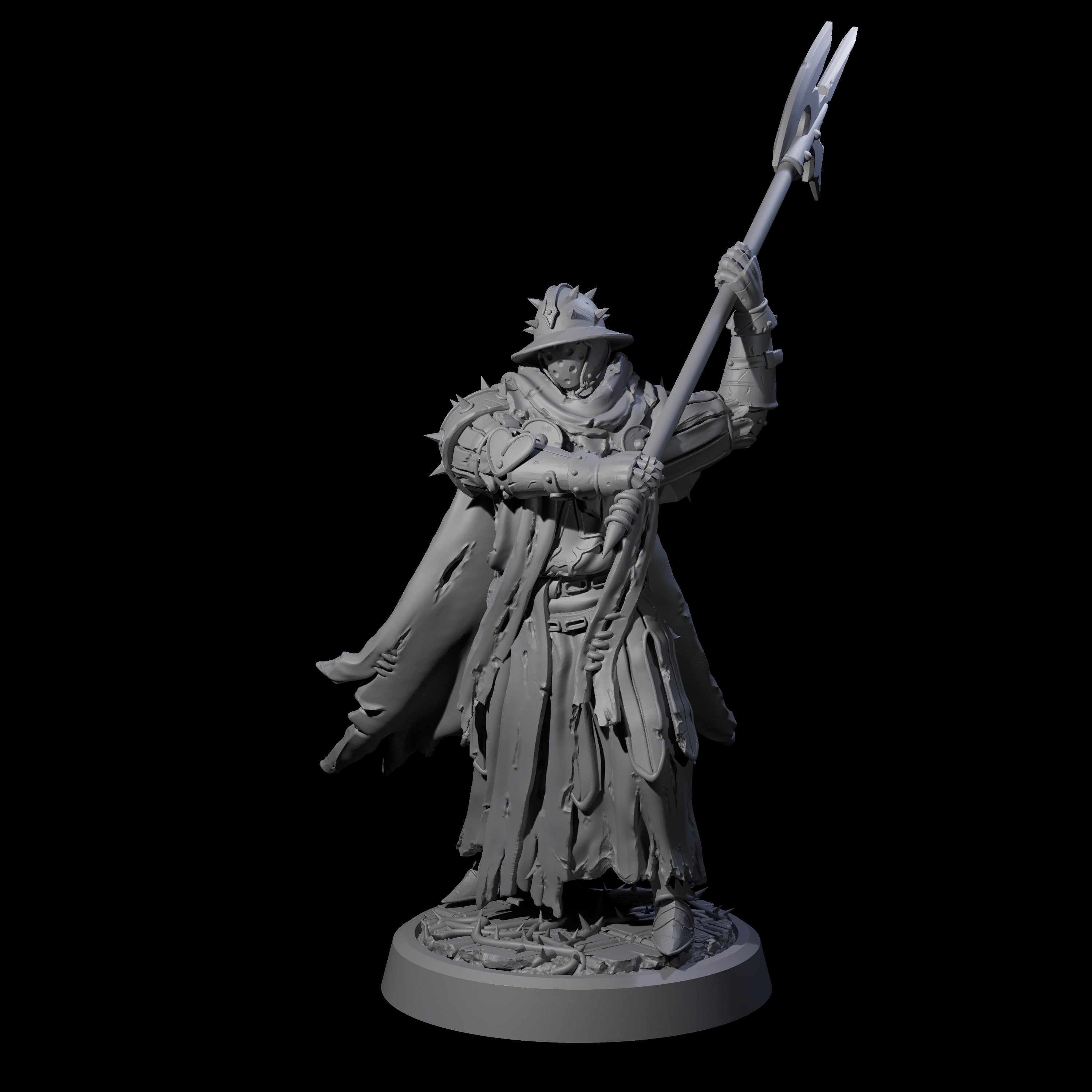 Grimdark Town Guardsman A Miniature for Dungeons and Dragons, Pathfinder or other TTRPGs