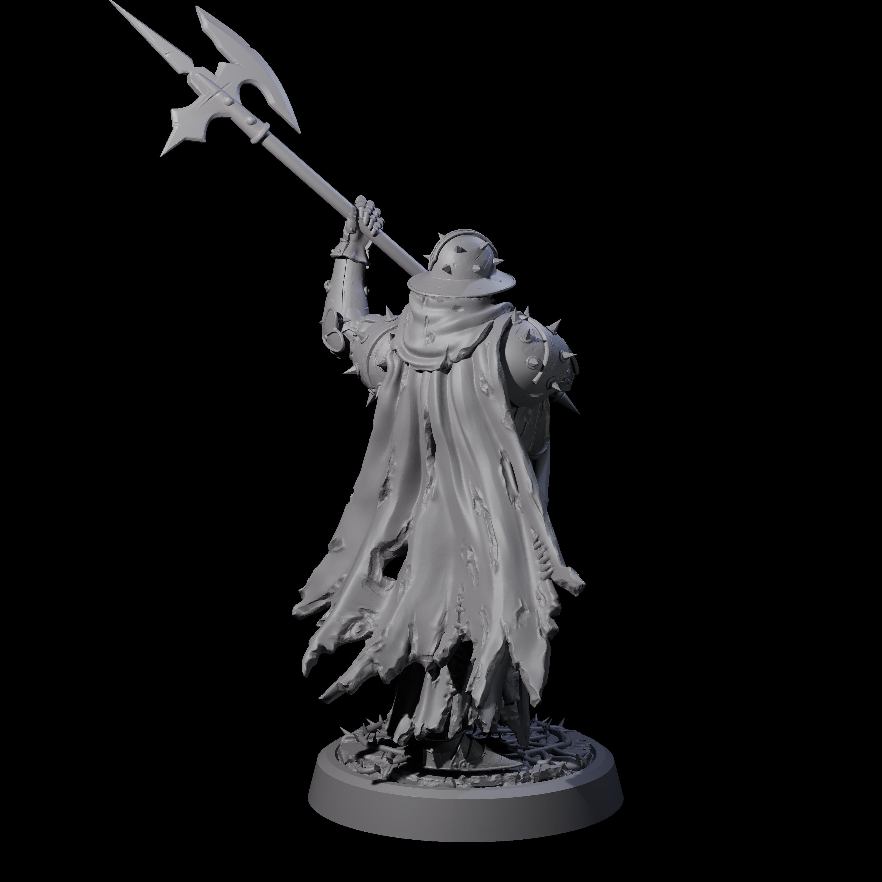 Grimdark Town Guardsman A Miniature for Dungeons and Dragons, Pathfinder or other TTRPGs