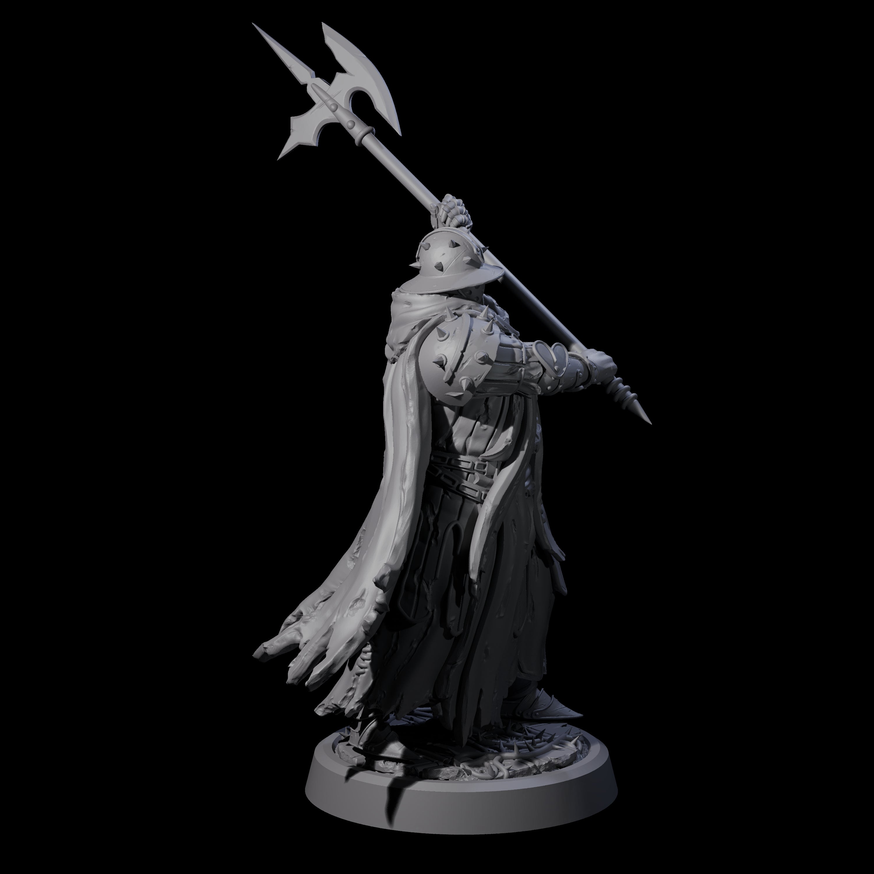 Grimdark Town Guardsman A Miniature for Dungeons and Dragons, Pathfinder or other TTRPGs