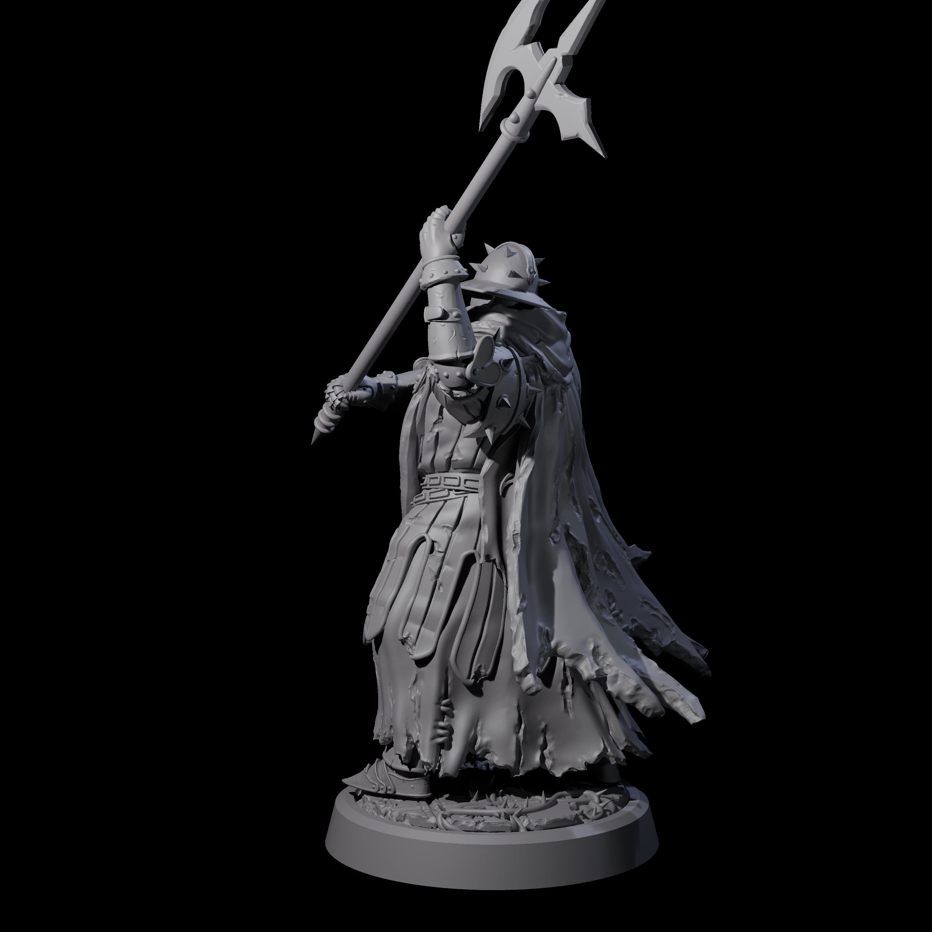Grimdark Town Guardsman A Miniature for Dungeons and Dragons, Pathfinder or other TTRPGs