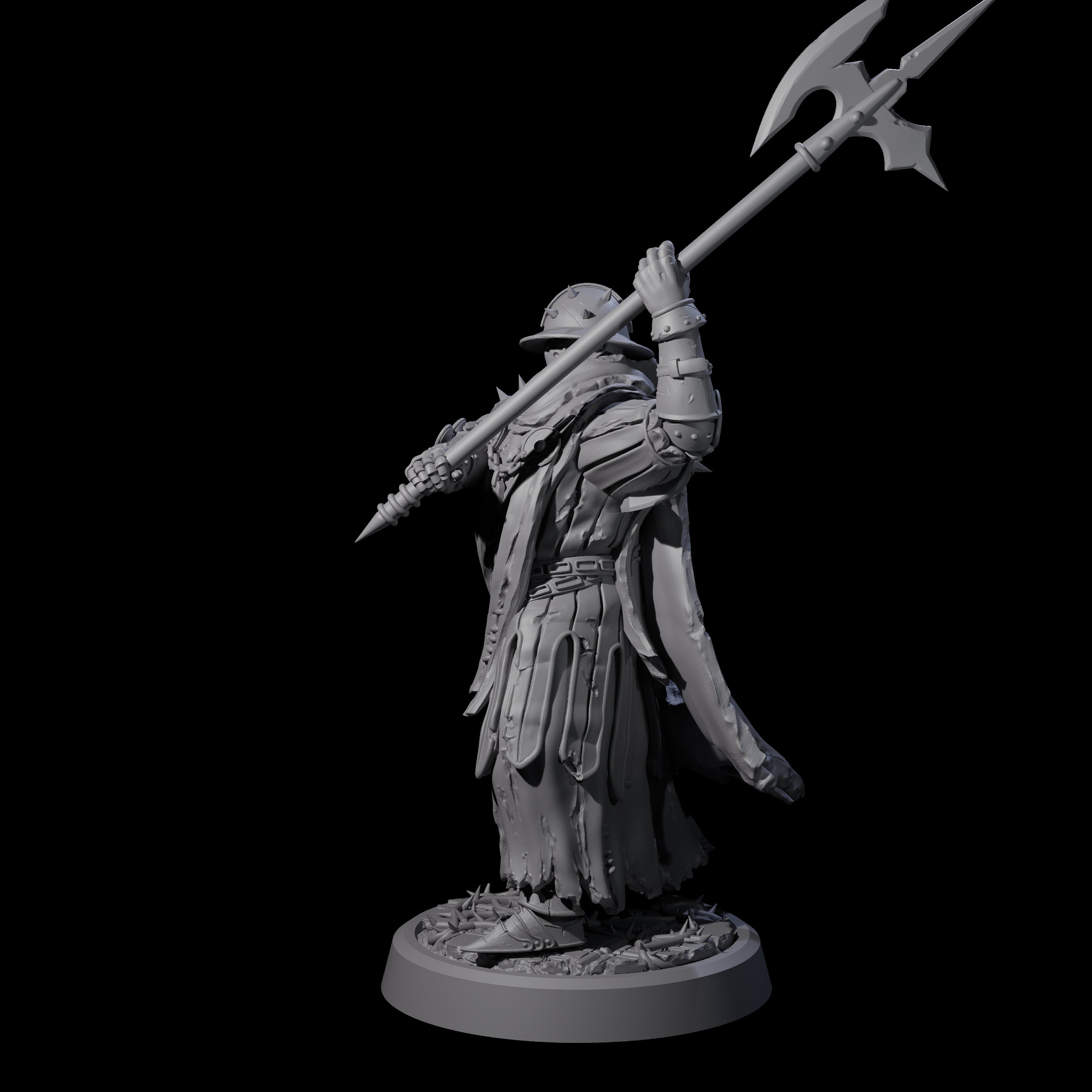Grimdark Town Guardsman A Miniature for Dungeons and Dragons, Pathfinder or other TTRPGs