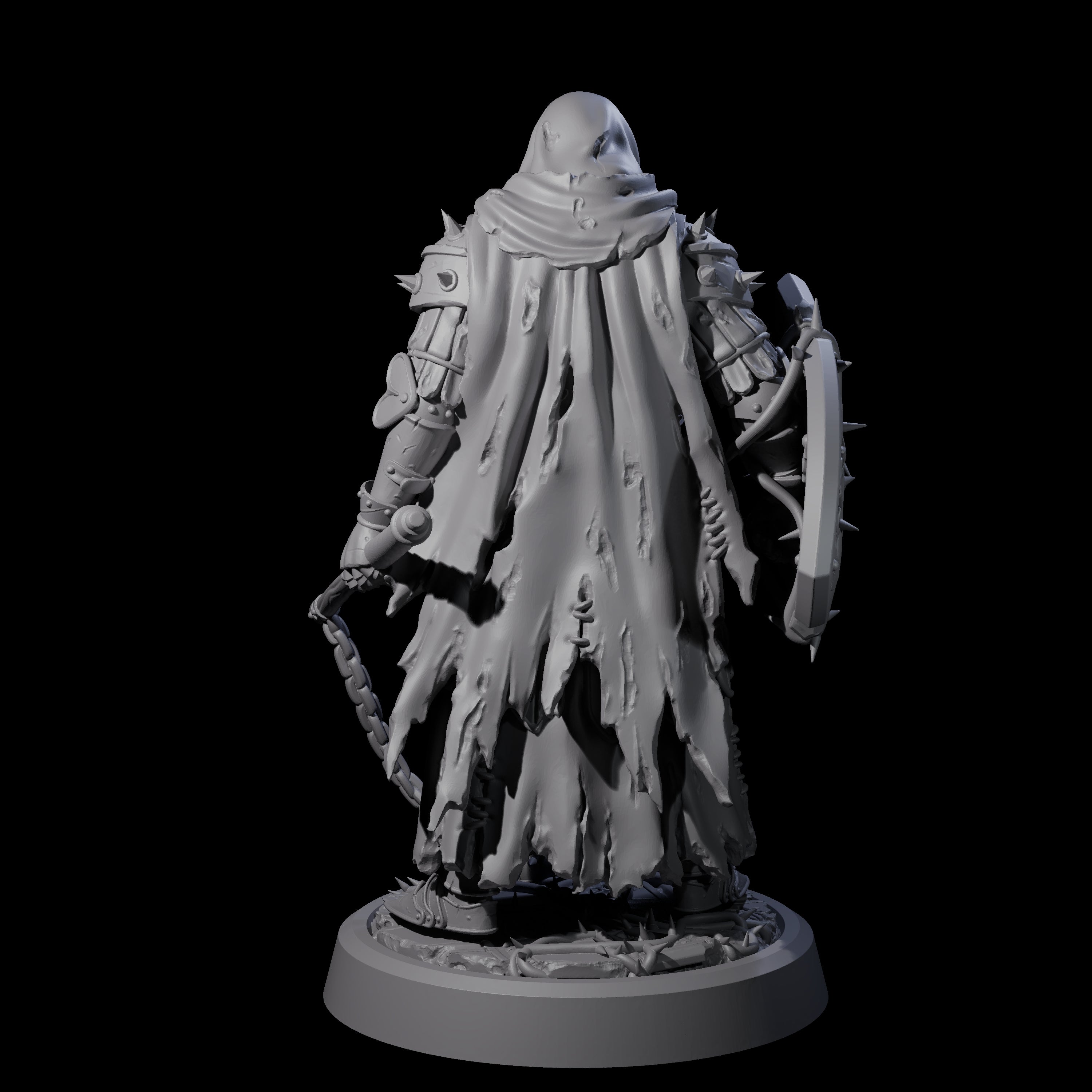 Grimdark Town Guardsman D Miniature for Dungeons and Dragons, Pathfinder or other TTRPGs
