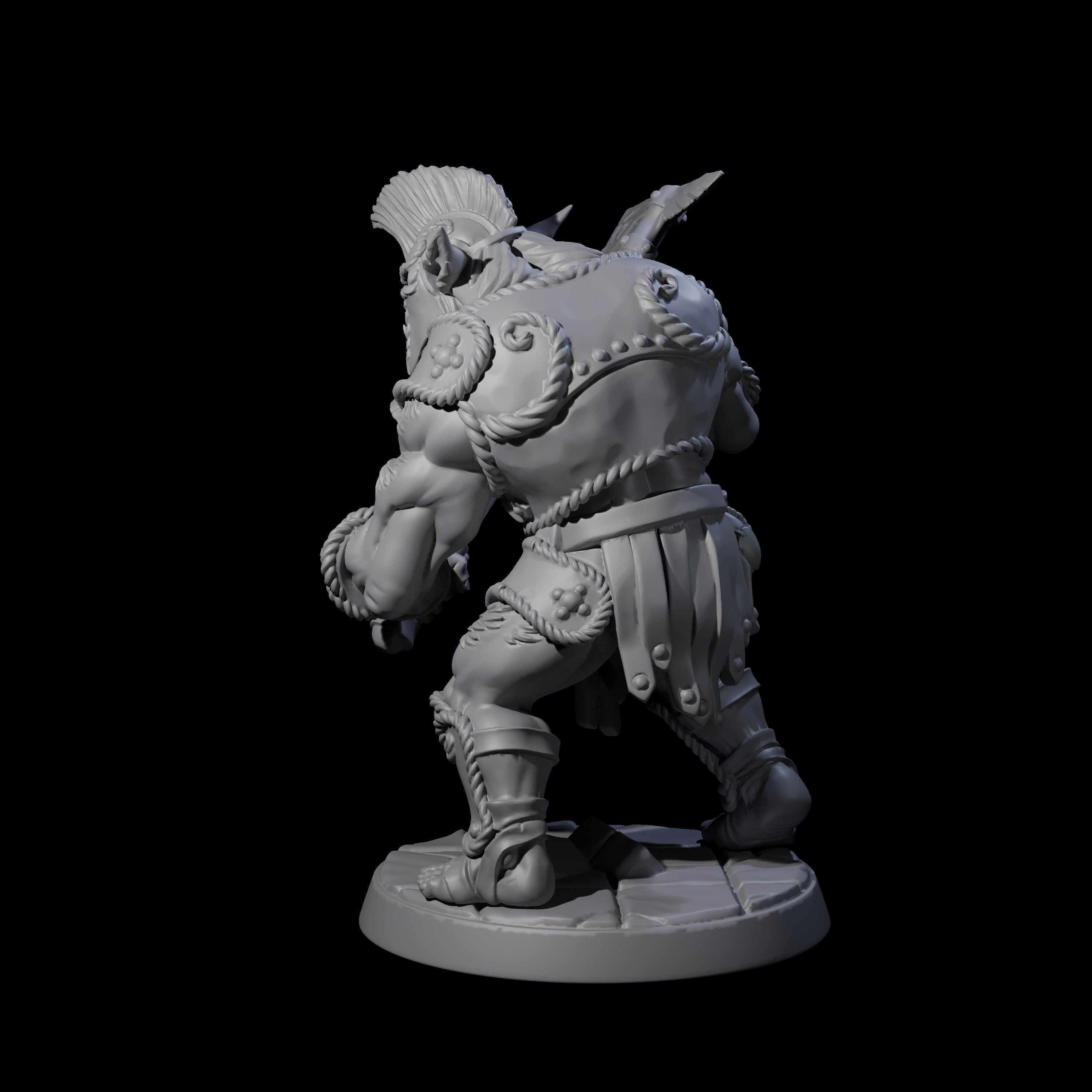 Grimy Bugbear D Miniature for Dungeons and Dragons, Pathfinder or other TTRPGs