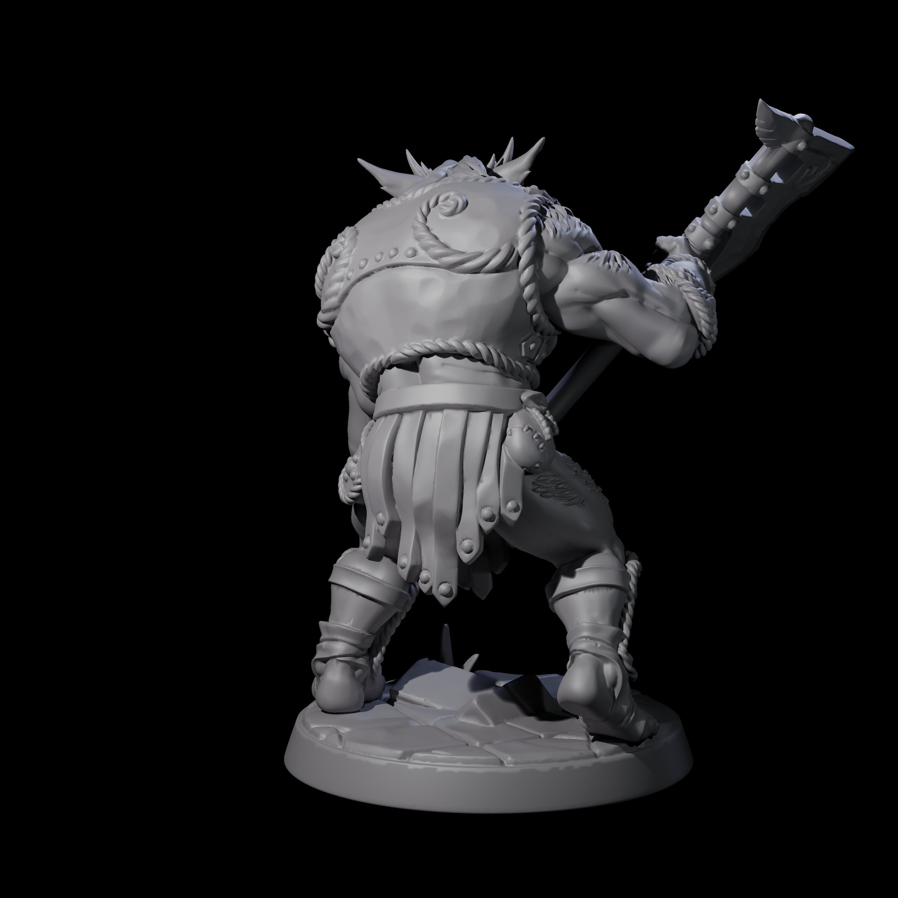 Grimy Bugbear D Miniature for Dungeons and Dragons, Pathfinder or other TTRPGs