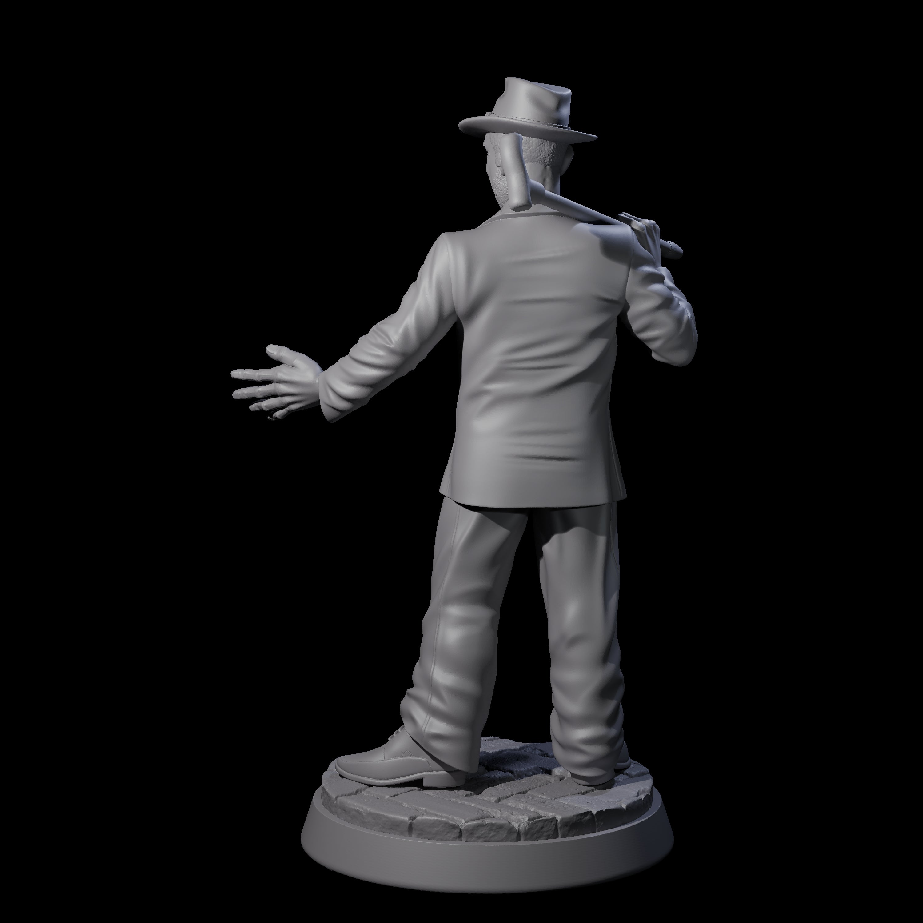 Grinning Confidence Trickster Miniature for Dungeons and Dragons, Pathfinder or other TTRPGs