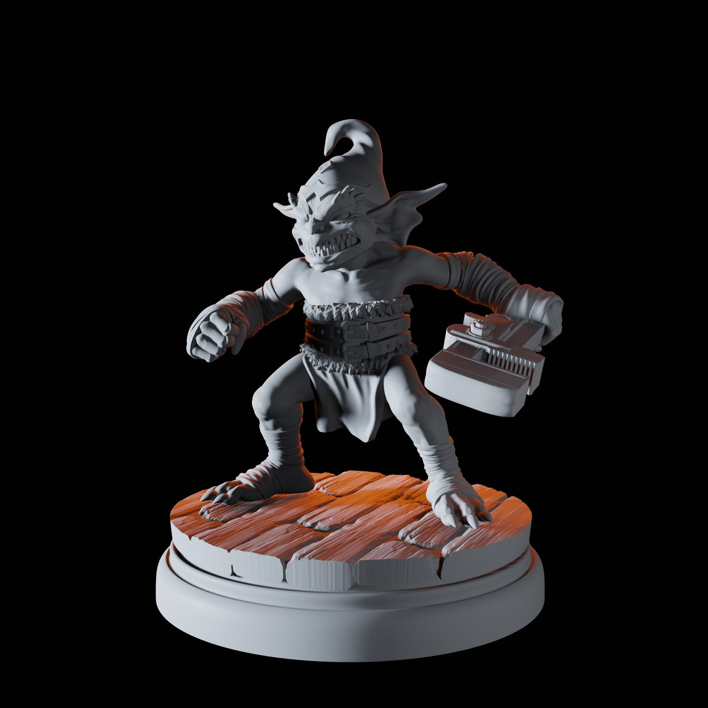Grinning Gremlin Miniature for Dungeons and Dragons, Pathfinder or other TTRPGs
