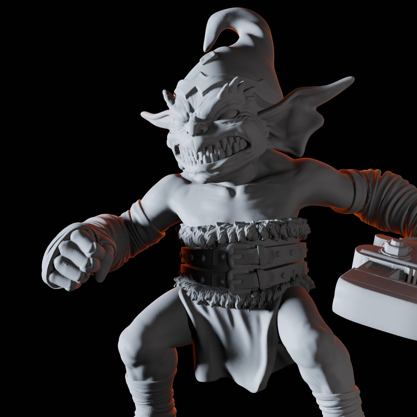 Grinning Gremlin Miniature for Dungeons and Dragons, Pathfinder or other TTRPGs