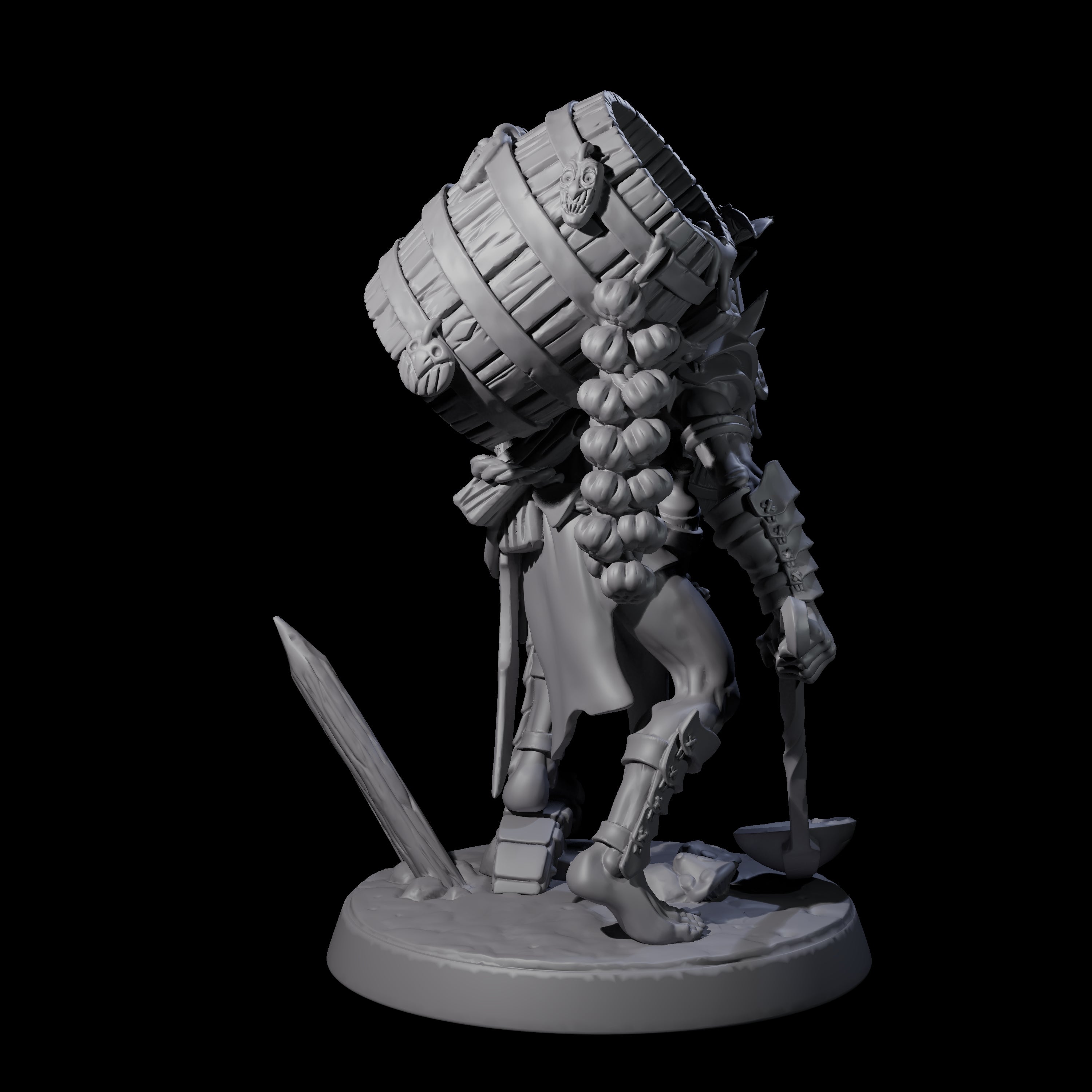Grinning Hobgoblin Brewmaster Miniature for Dungeons and Dragons, Pathfinder or other TTRPGs