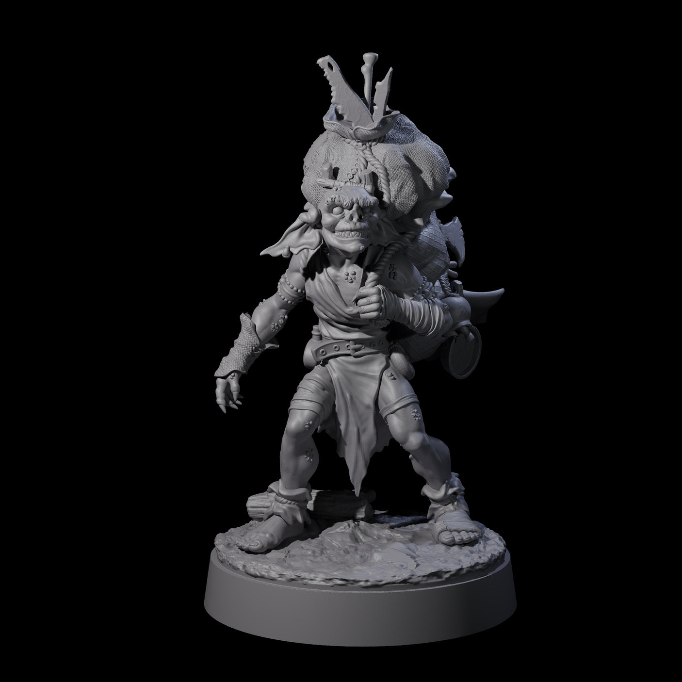 Grinning Horder Goblin Miniature for Dungeons and Dragons, Pathfinder or other TTRPGs