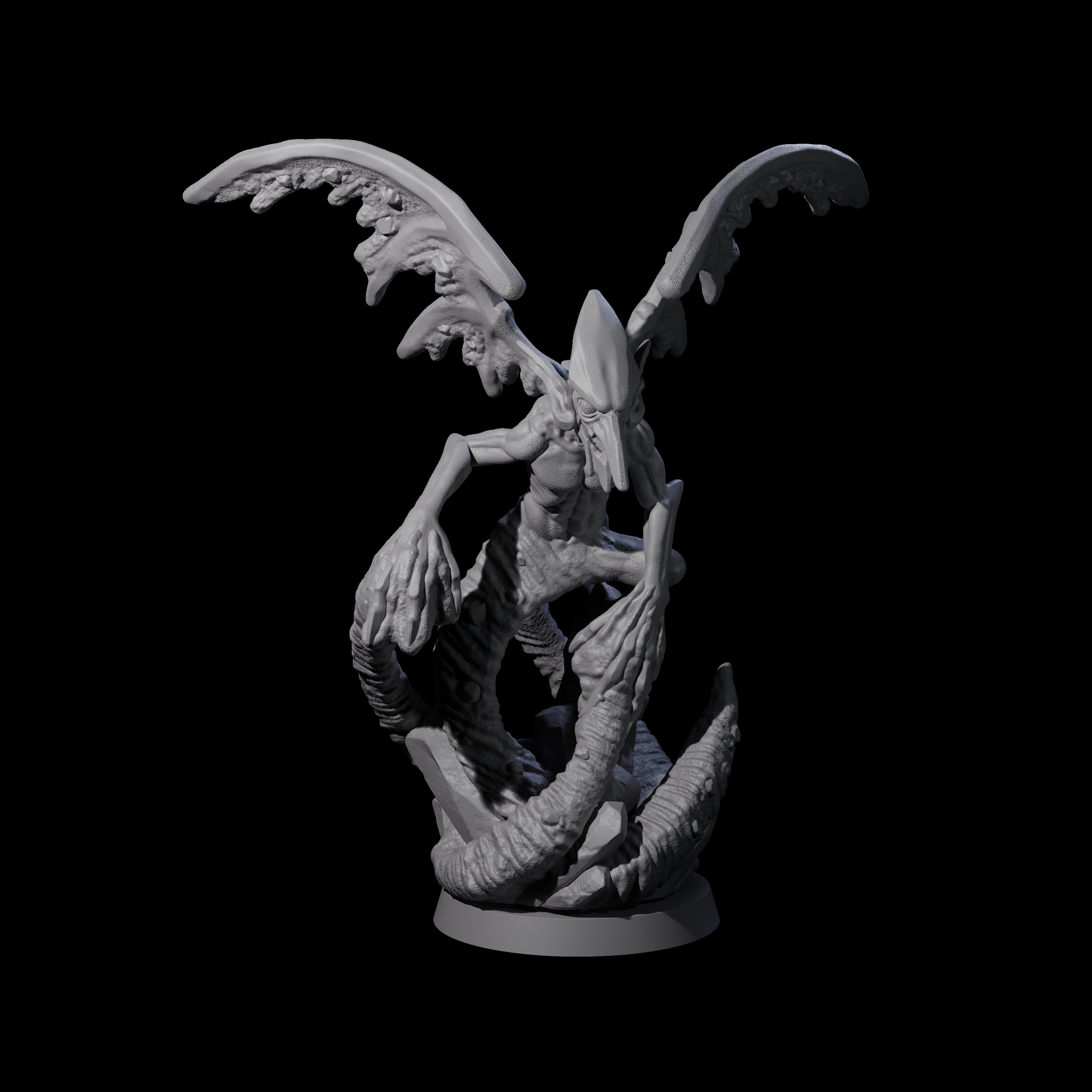 Gritty Dust Mephit Miniature for Dungeons and Dragons, Pathfinder or other TTRPGs