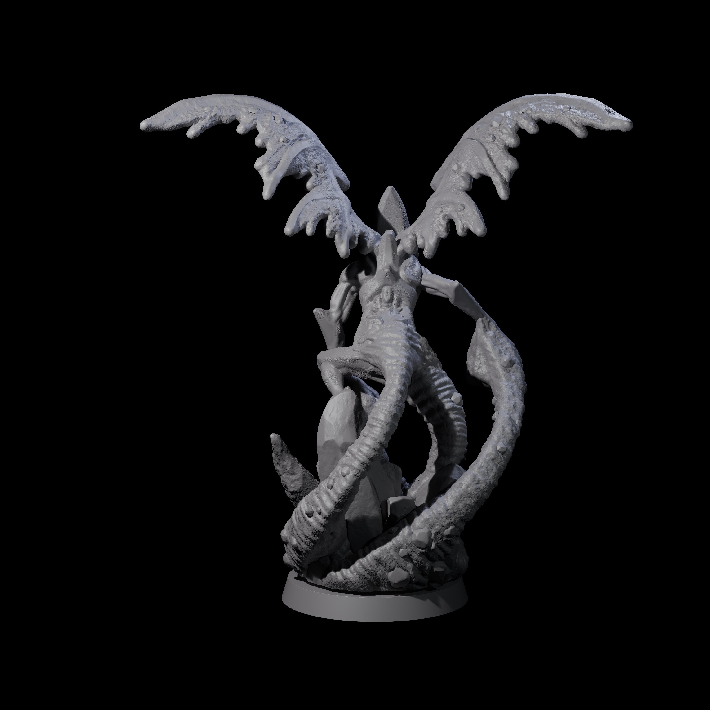 Gritty Dust Mephit Miniature for Dungeons and Dragons, Pathfinder or other TTRPGs