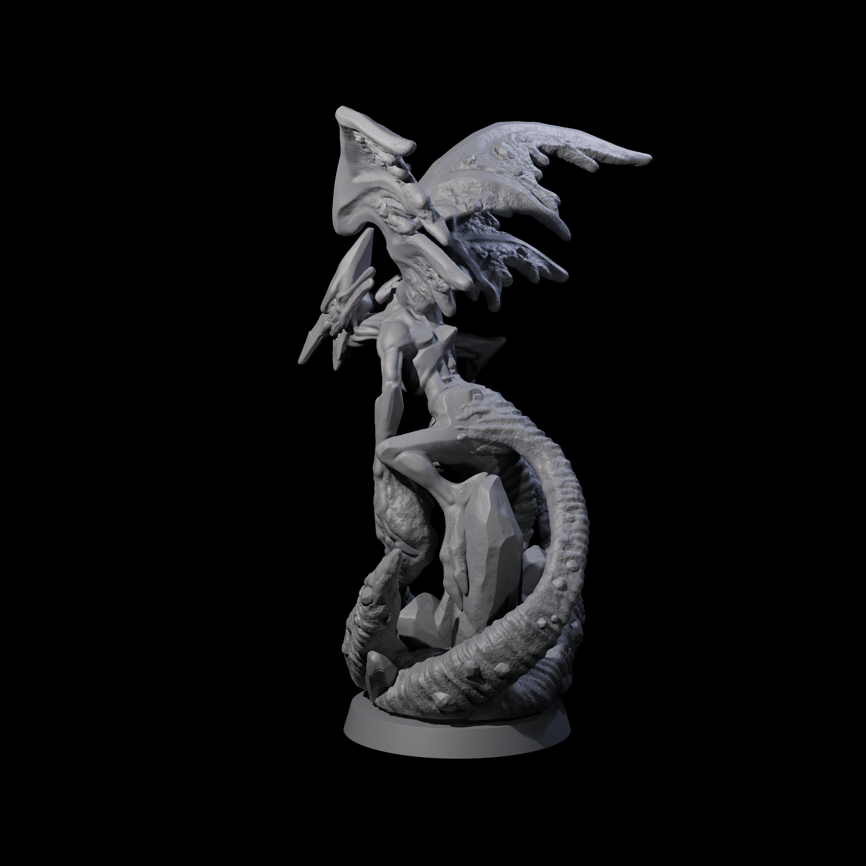 Gritty Dust Mephit Miniature for Dungeons and Dragons, Pathfinder or other TTRPGs
