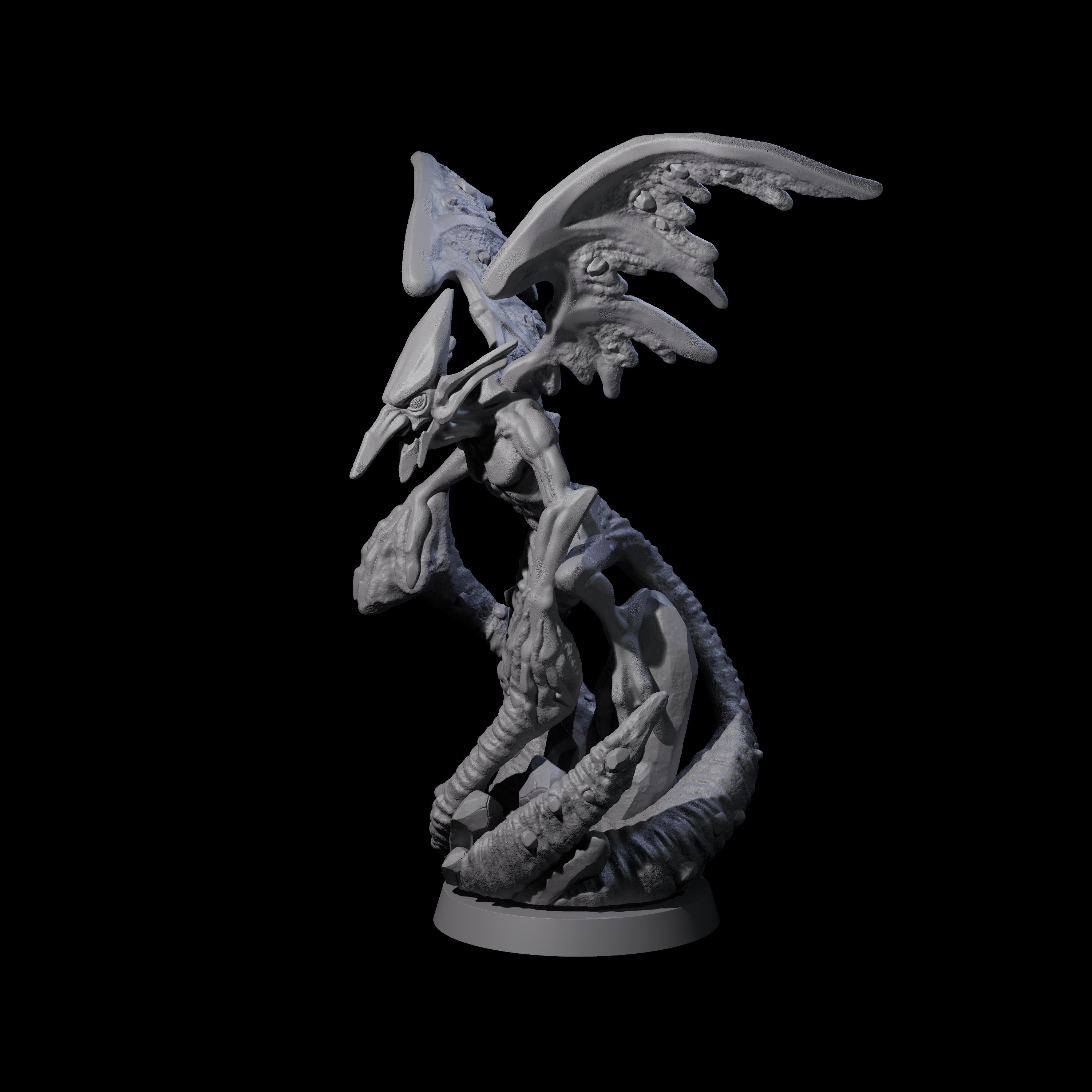 Gritty Dust Mephit Miniature for Dungeons and Dragons, Pathfinder or other TTRPGs