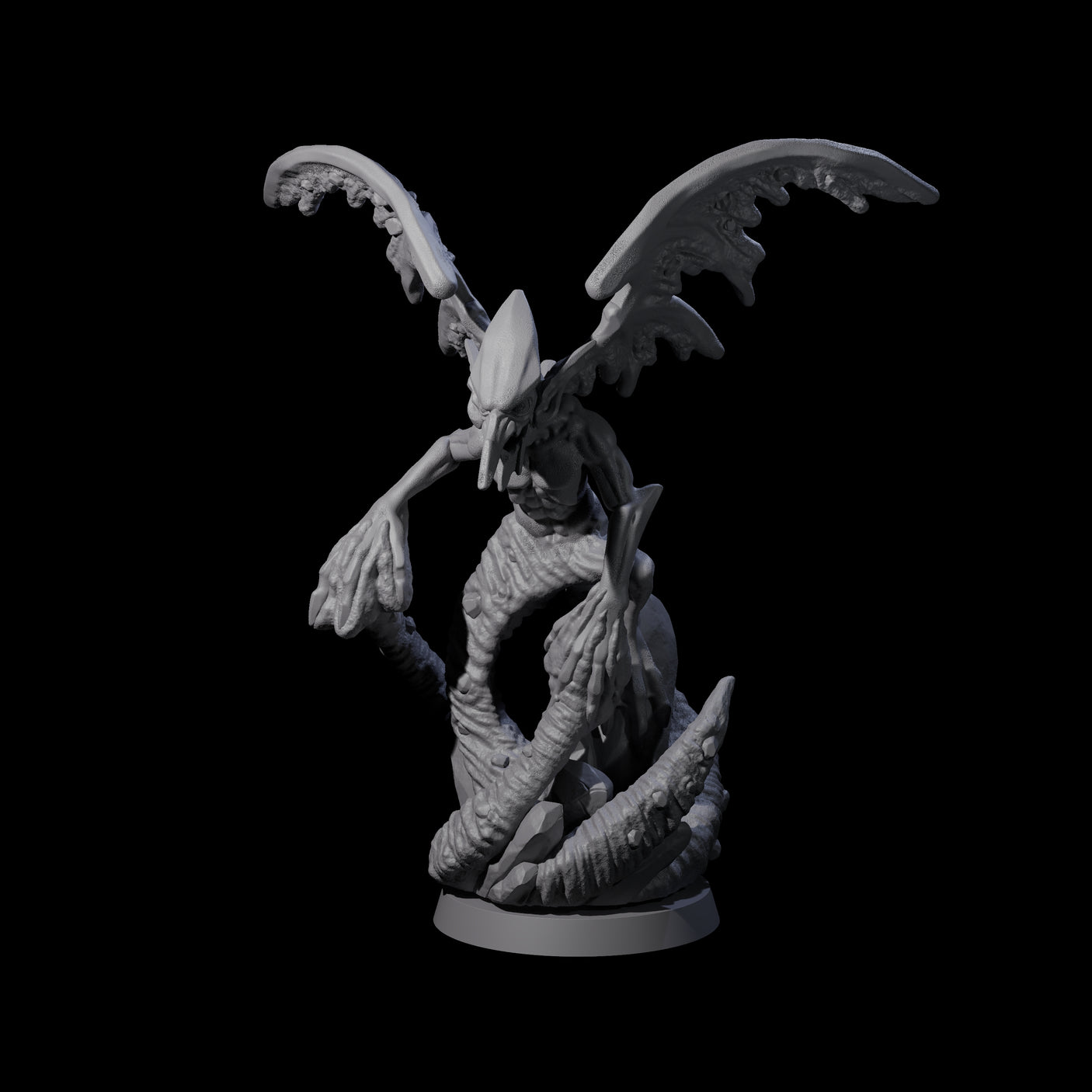 Gritty Dust Mephit Miniature for Dungeons and Dragons, Pathfinder or other TTRPGs