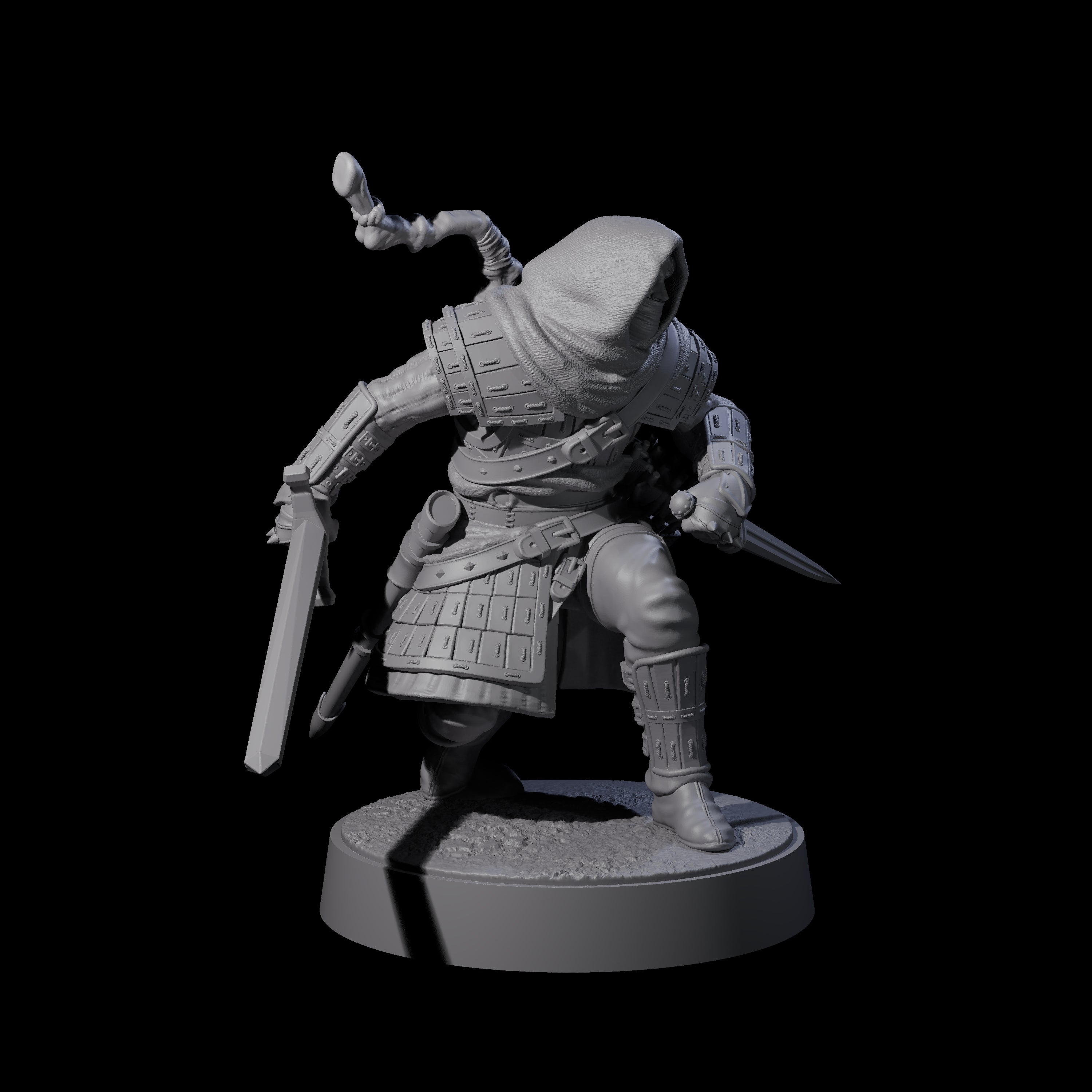 Grizzled Archer F Miniature for Dungeons and Dragons, Pathfinder or other TTRPGs