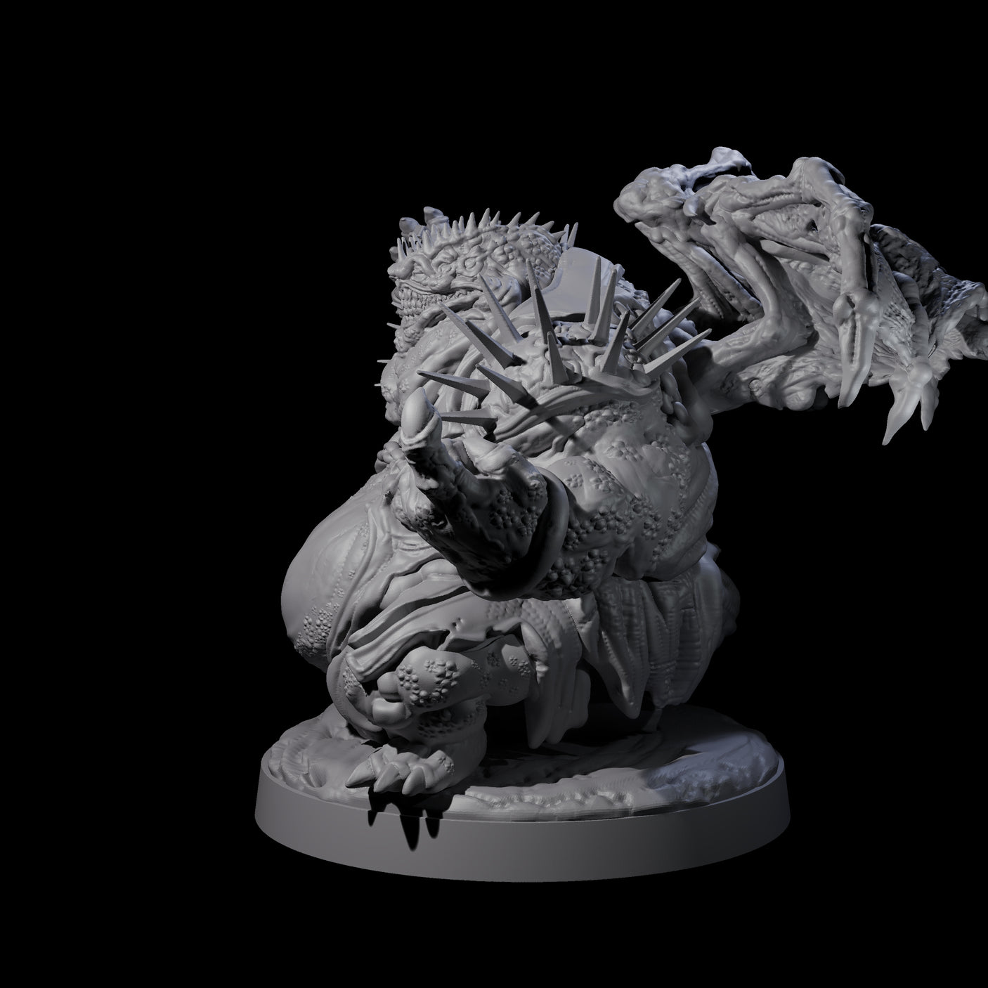 Grotesque Demon Courtier Miniature for Dungeons and Dragons, Pathfinder or other TTRPGs