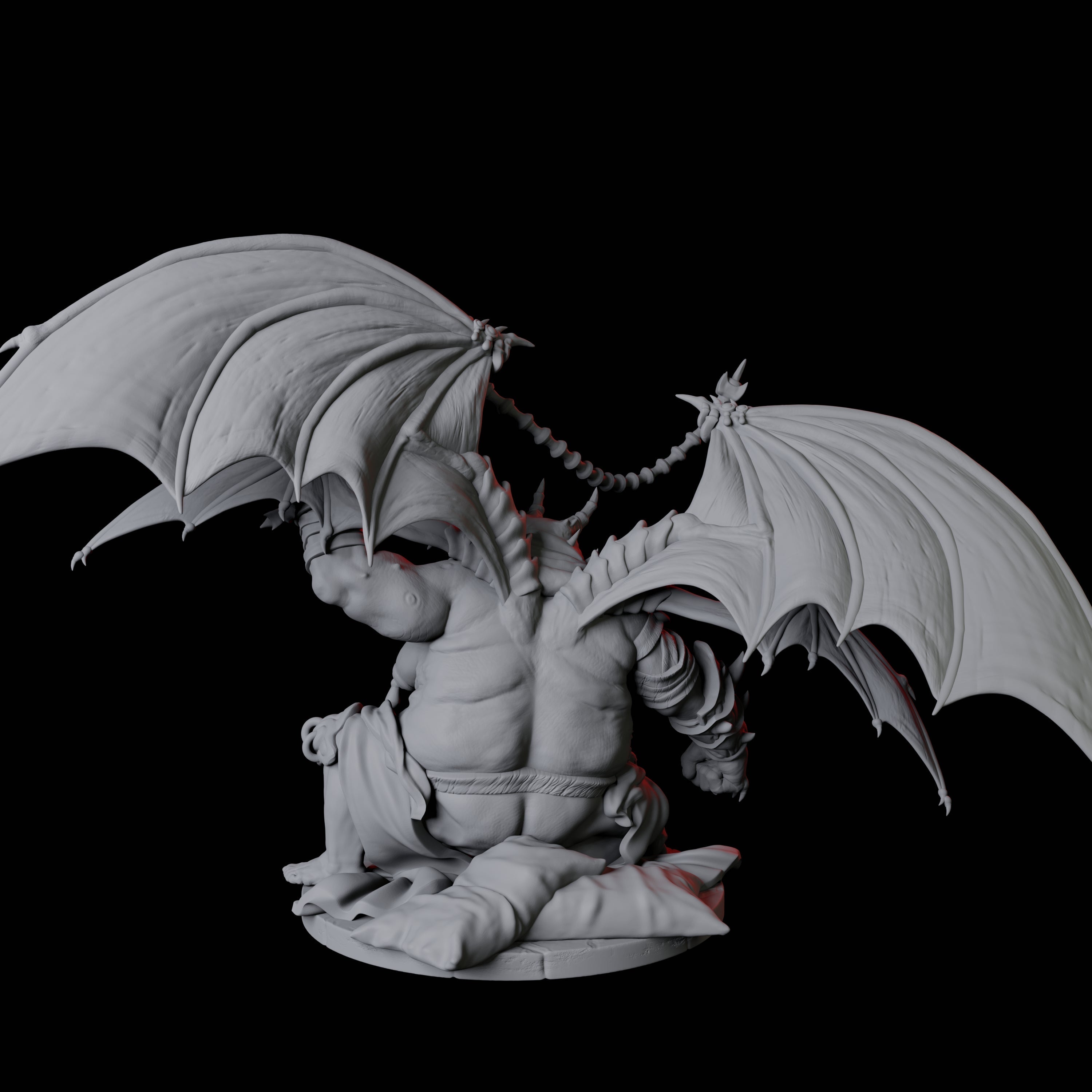 Grotesque Dretch Demon B Miniature for Dungeons and Dragons, Pathfinder or other TTRPGs