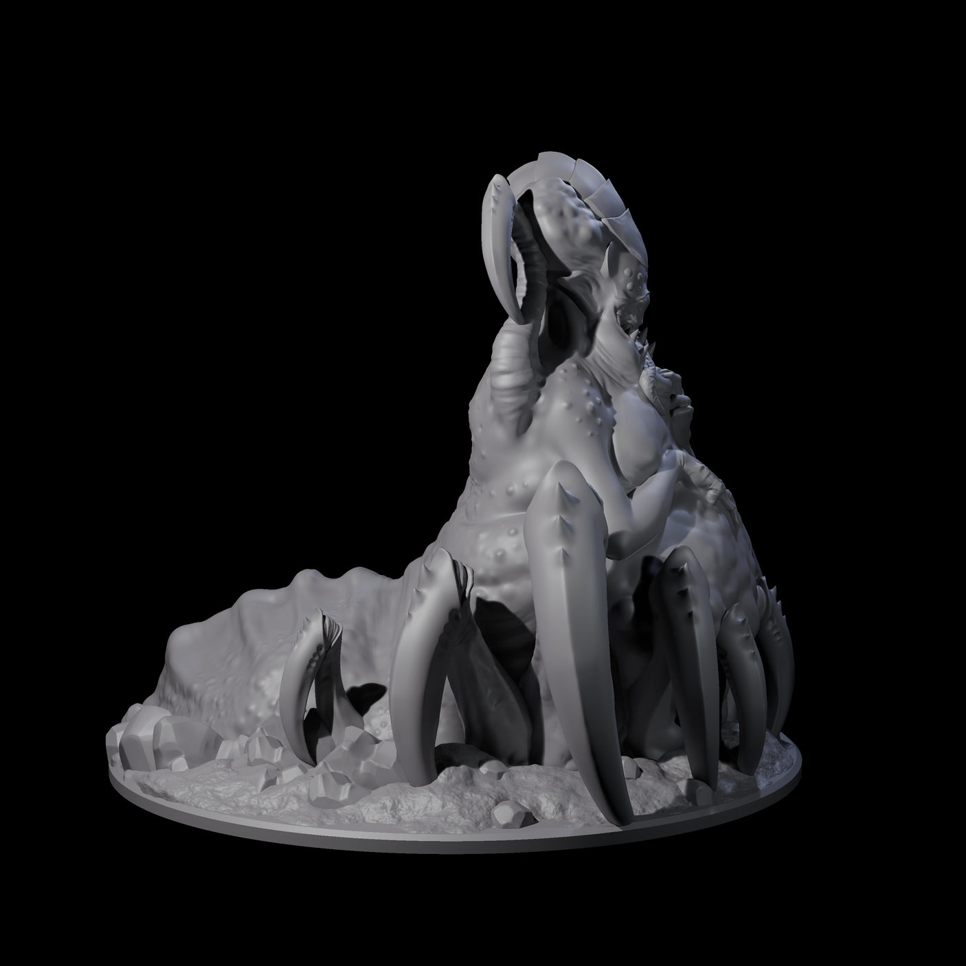 Grotesque Drider Broodmother Miniature for Dungeons and Dragons, Pathfinder or other TTRPGs