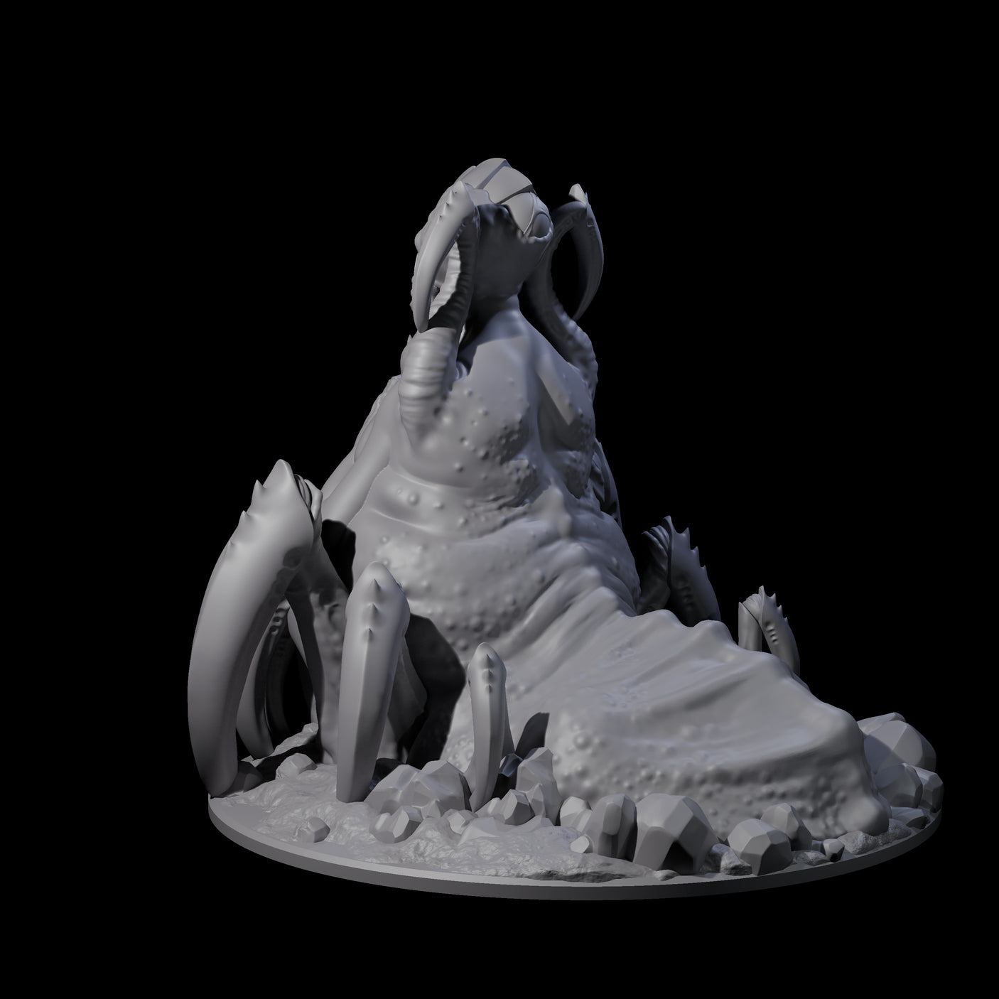 Grotesque Drider Broodmother Miniature for Dungeons and Dragons, Pathfinder or other TTRPGs