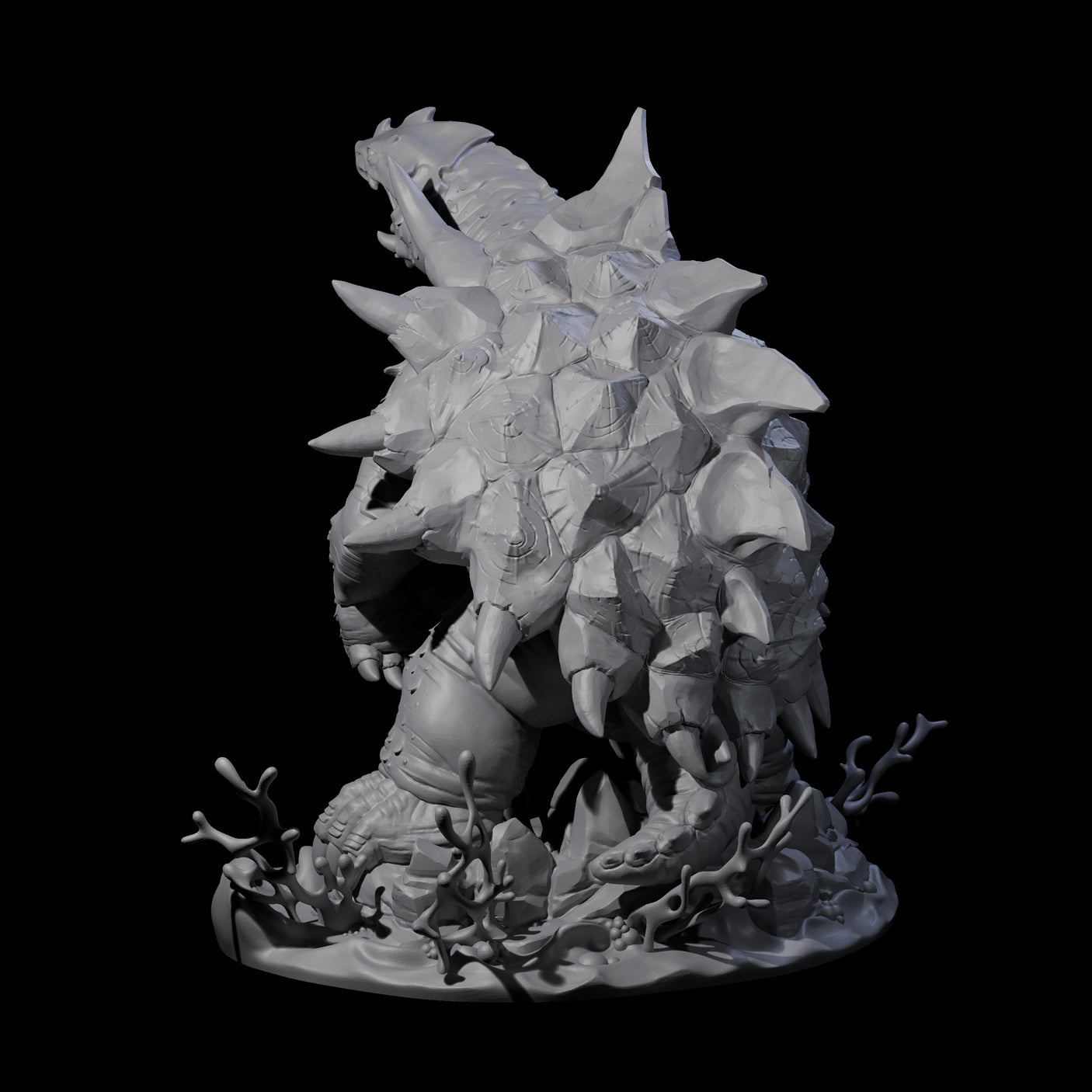 Grouchy Snapping Turtle Miniature for Dungeons and Dragons, Pathfinder or other TTRPGs