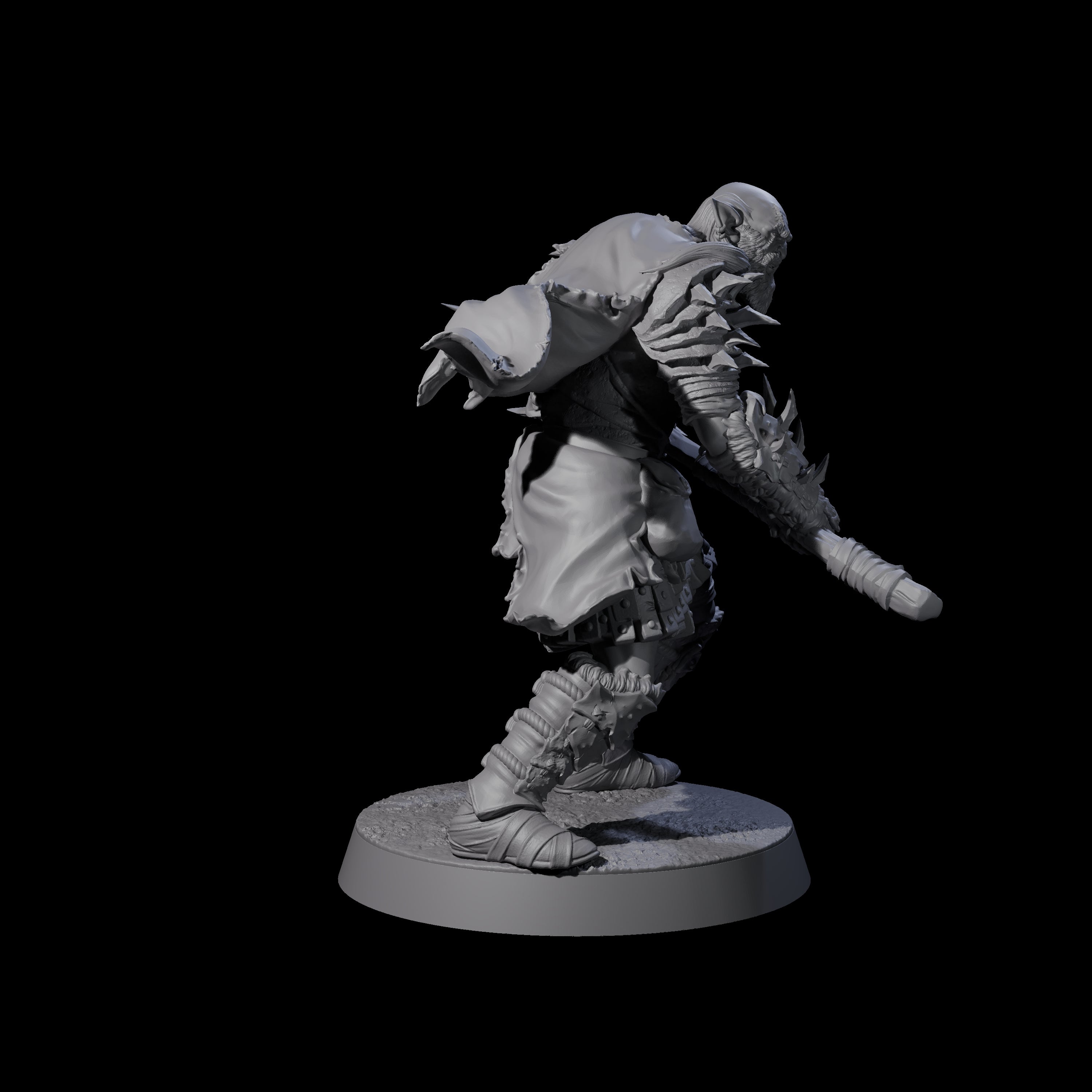Grusome Bugbear Spinecleaver C Miniature for Dungeons and Dragons, Pathfinder or other TTRPGs