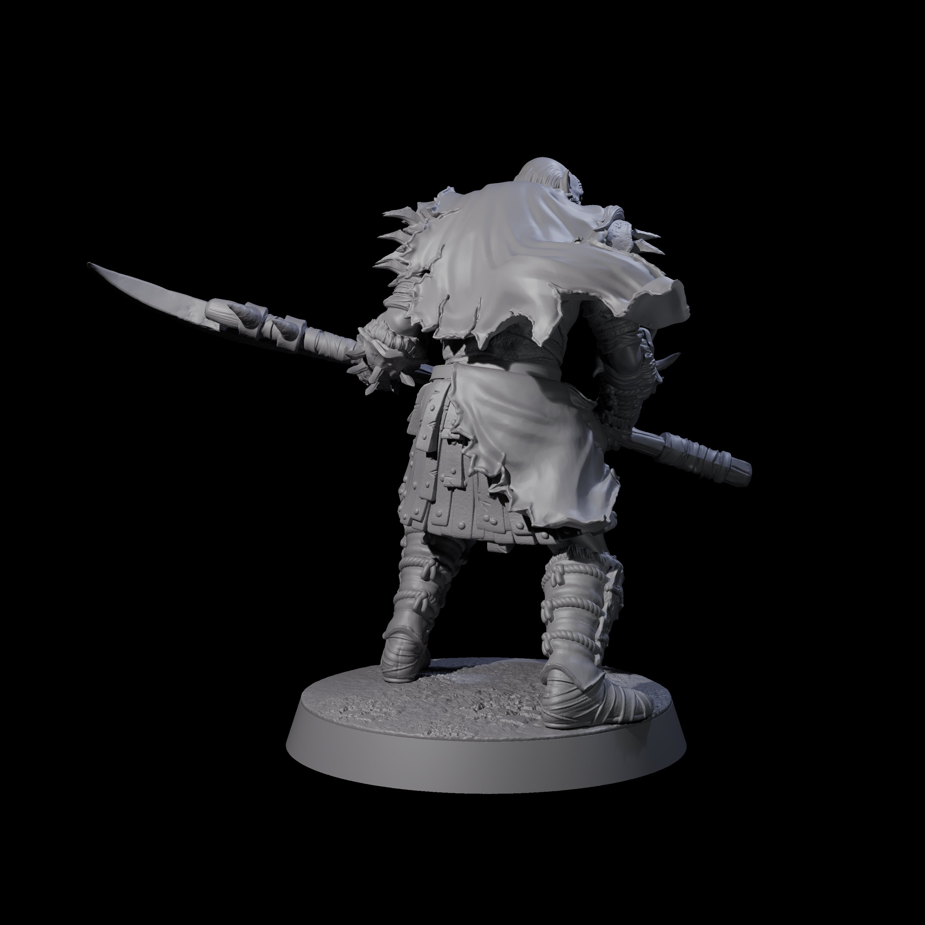 Grusome Bugbear Spinecleaver C Miniature for Dungeons and Dragons, Pathfinder or other TTRPGs