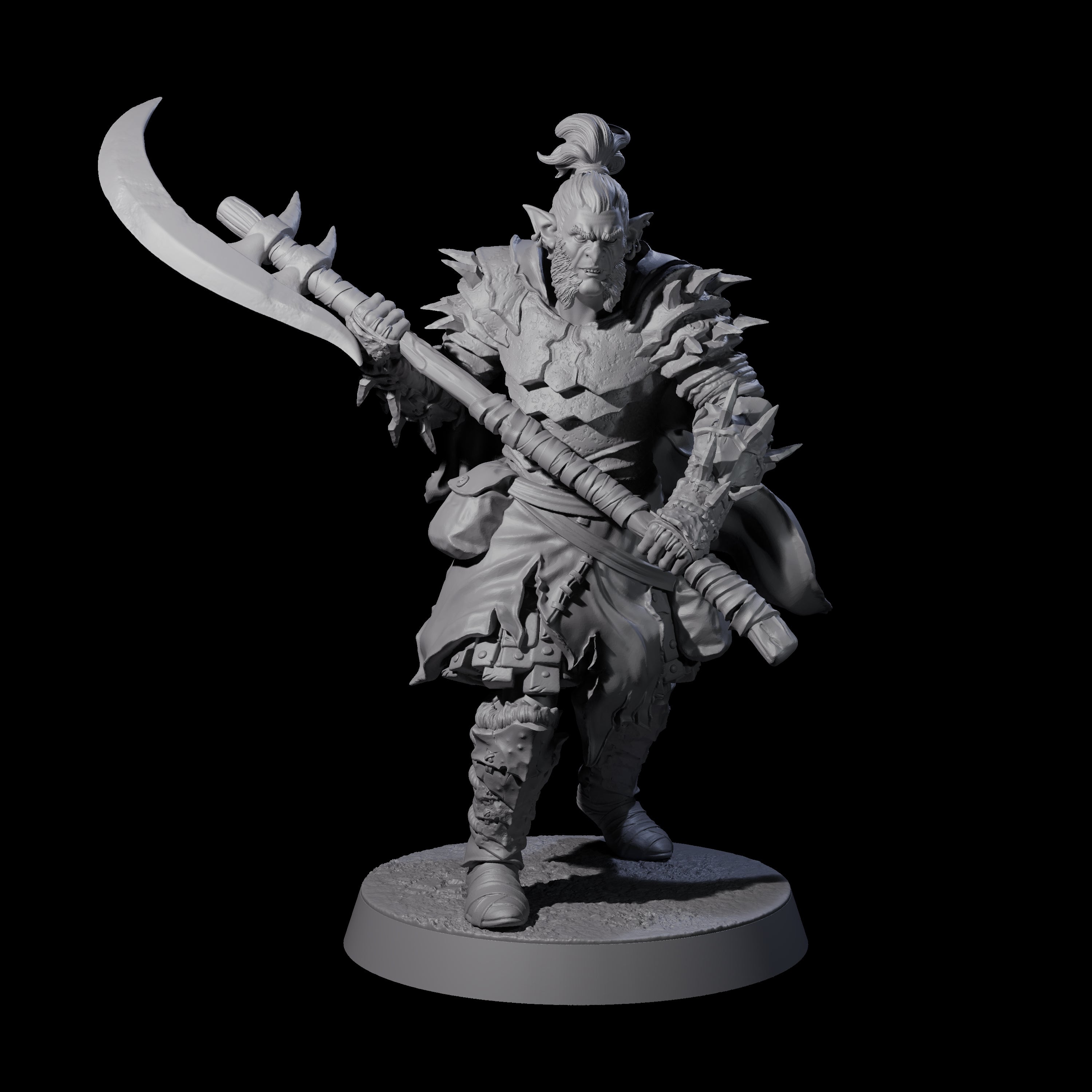 Grusome Bugbear Spinecleaver D Miniature for Dungeons and Dragons, Pathfinder or other TTRPGs