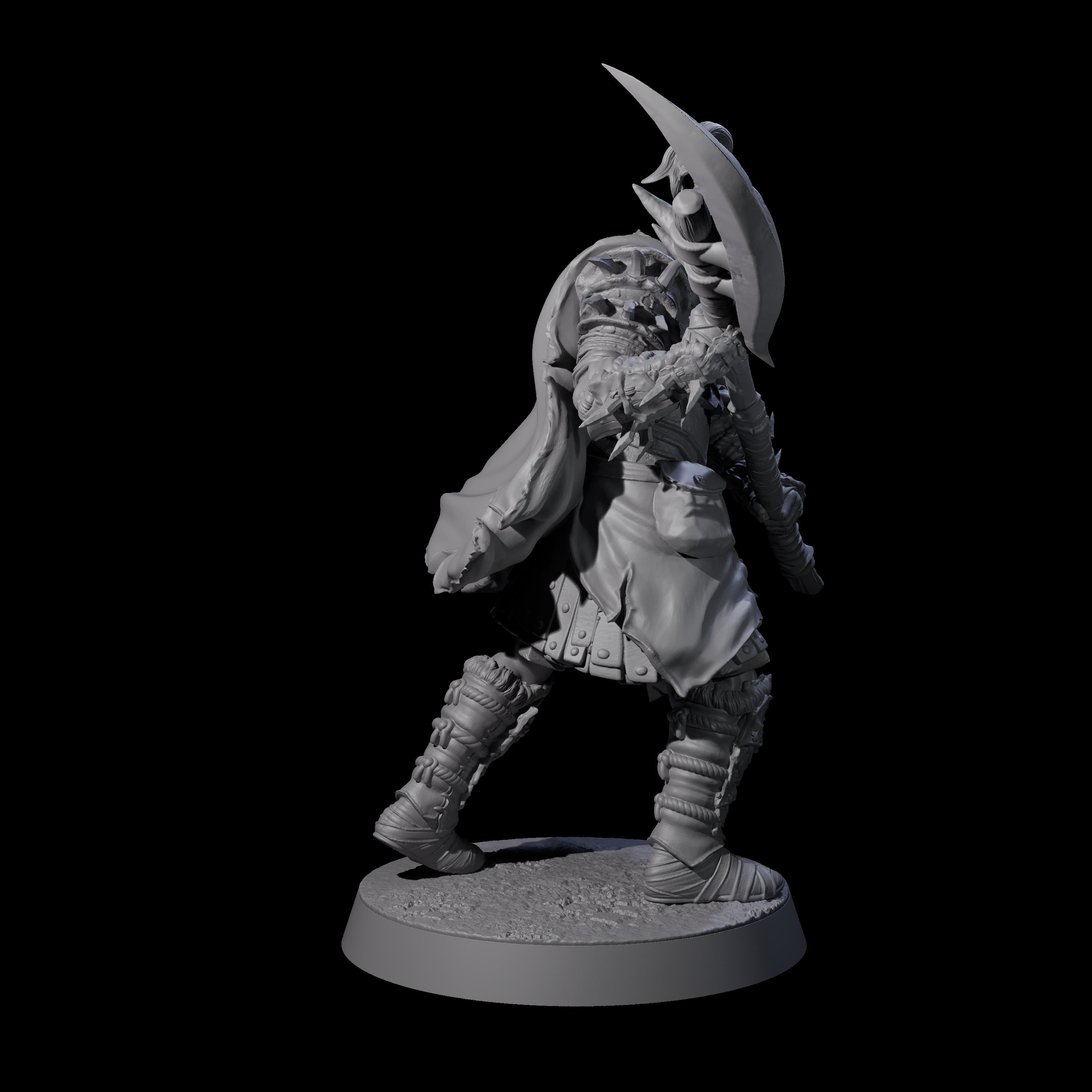 Grusome Bugbear Spinecleaver D Miniature for Dungeons and Dragons, Pathfinder or other TTRPGs