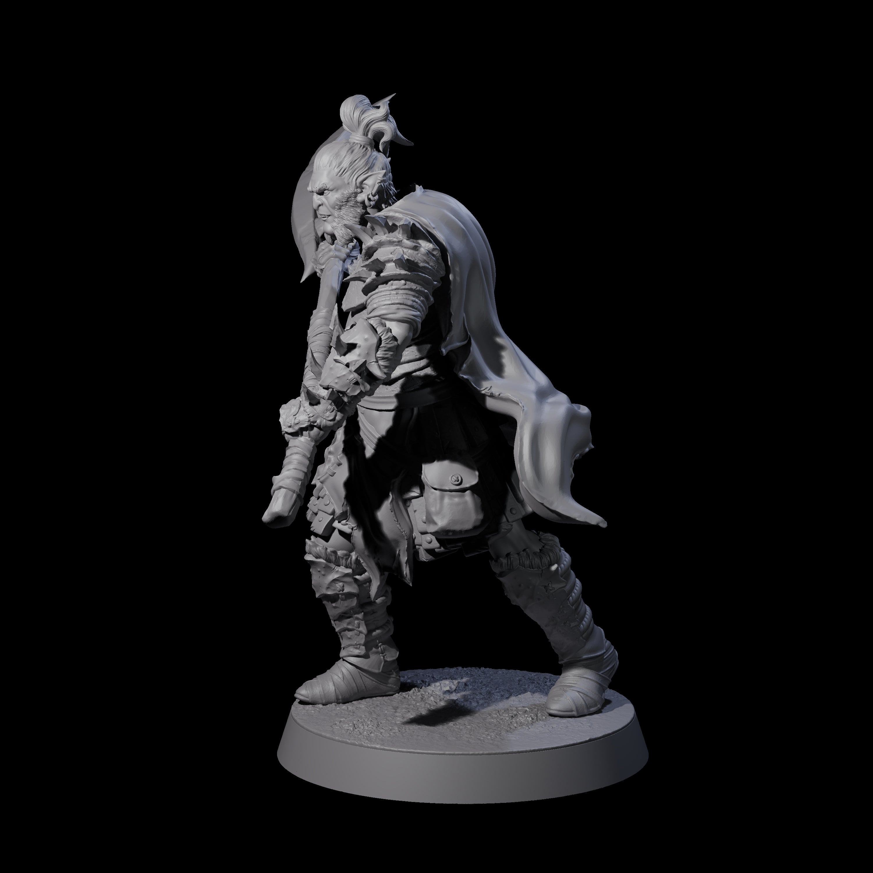 Grusome Bugbear Spinecleaver D Miniature for Dungeons and Dragons, Pathfinder or other TTRPGs