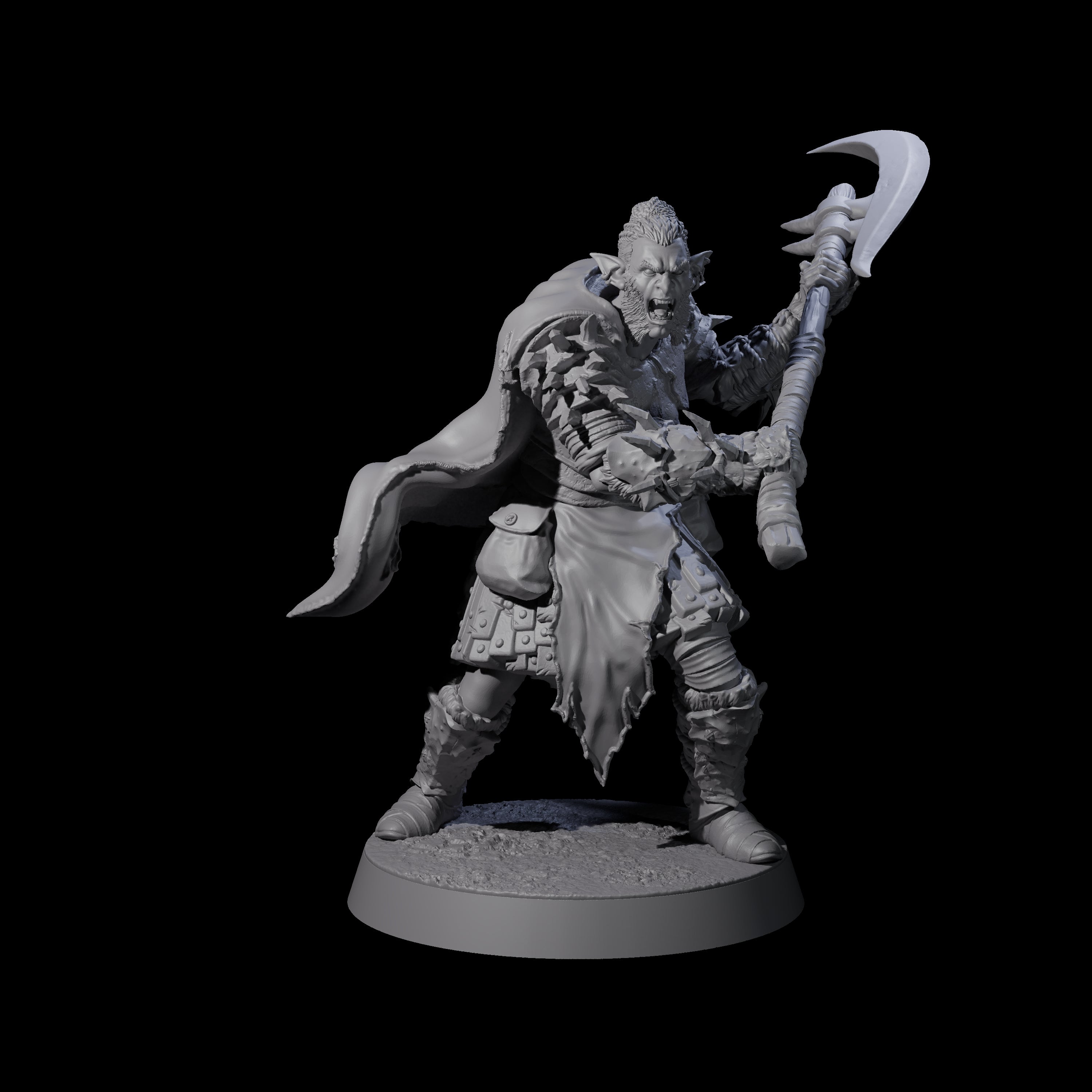 Grusome Bugbear Spinecleaver E Miniature for Dungeons and Dragons, Pathfinder or other TTRPGs