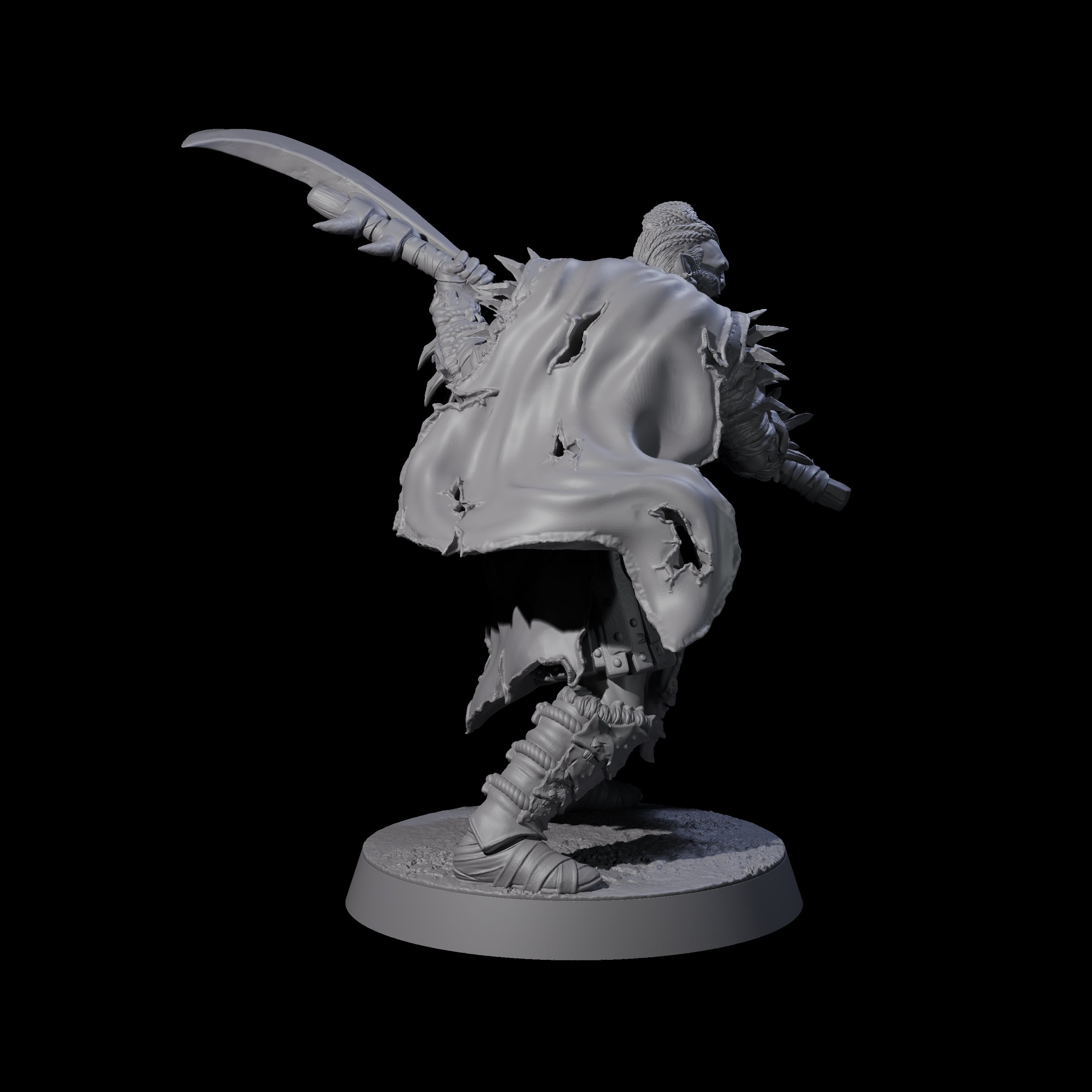 Grusome Bugbear Spinecleaver E Miniature for Dungeons and Dragons, Pathfinder or other TTRPGs