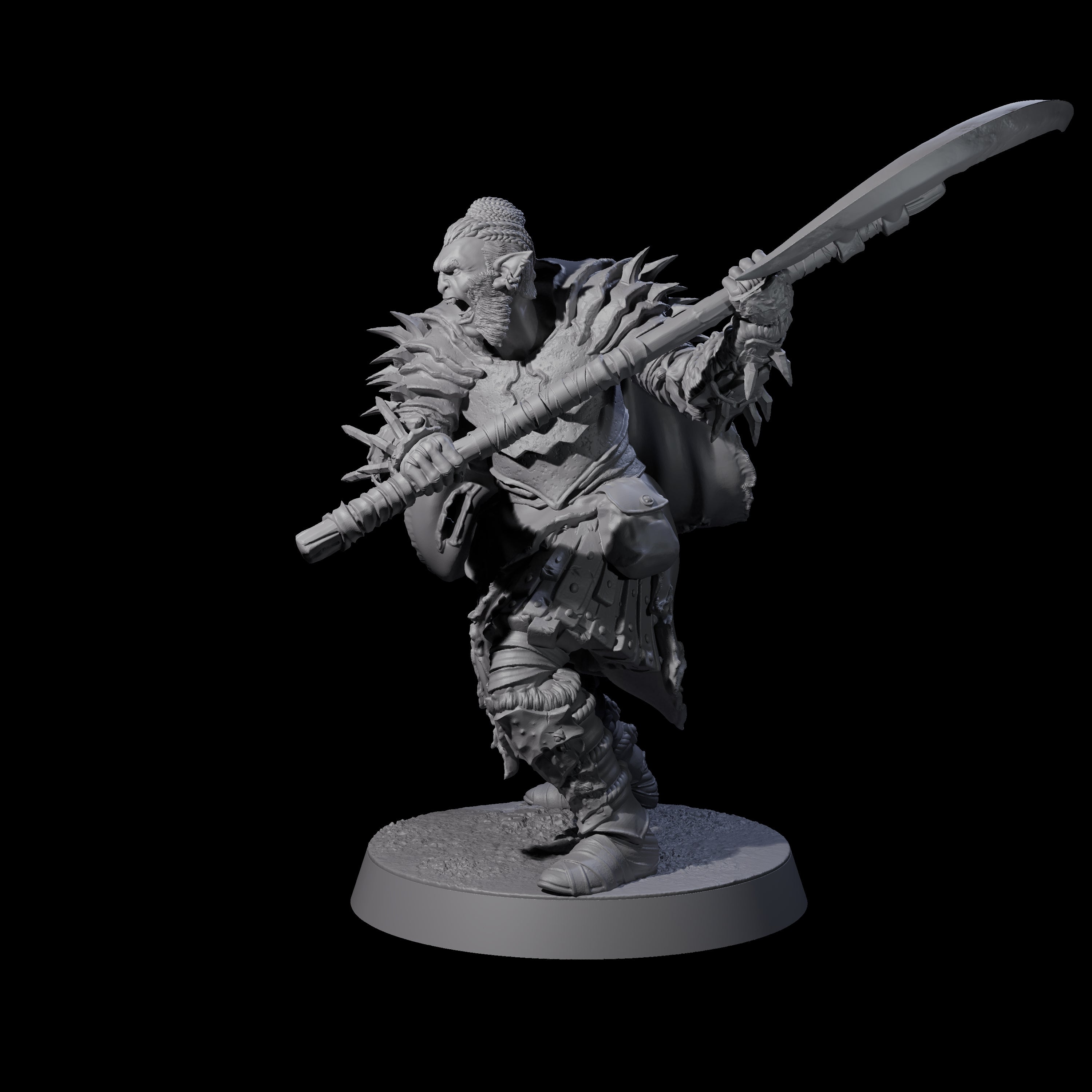 Grusome Bugbear Spinecleaver E Miniature for Dungeons and Dragons, Pathfinder or other TTRPGs