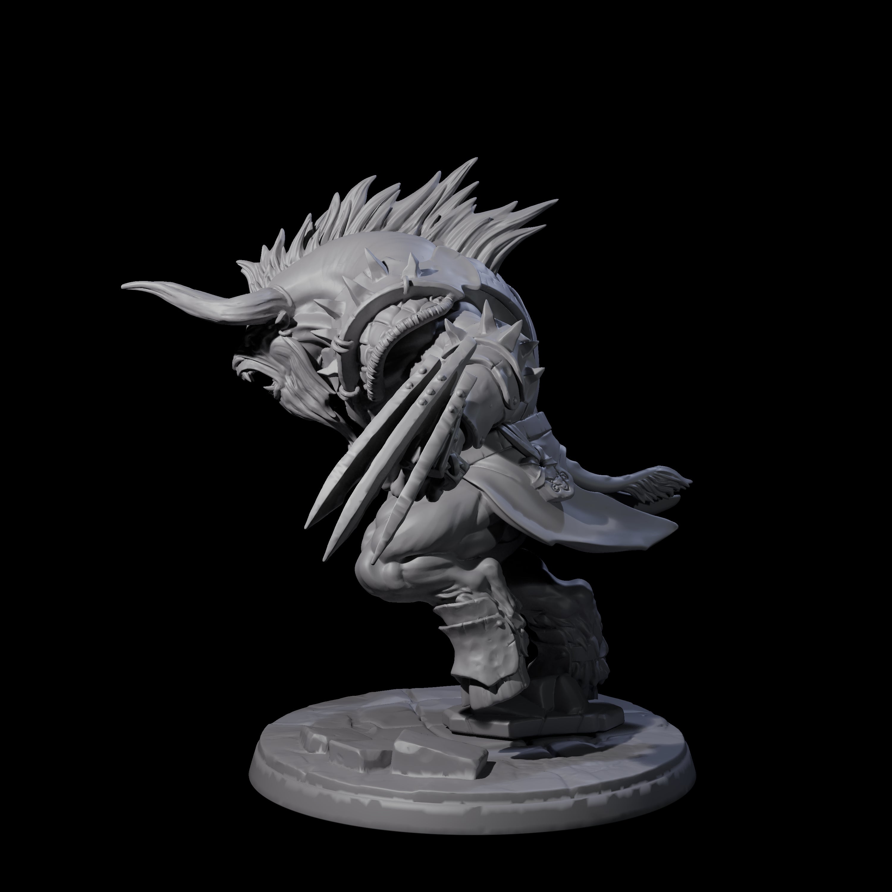 Grusome Minotaur C Miniature for Dungeons and Dragons, Pathfinder or other TTRPGs