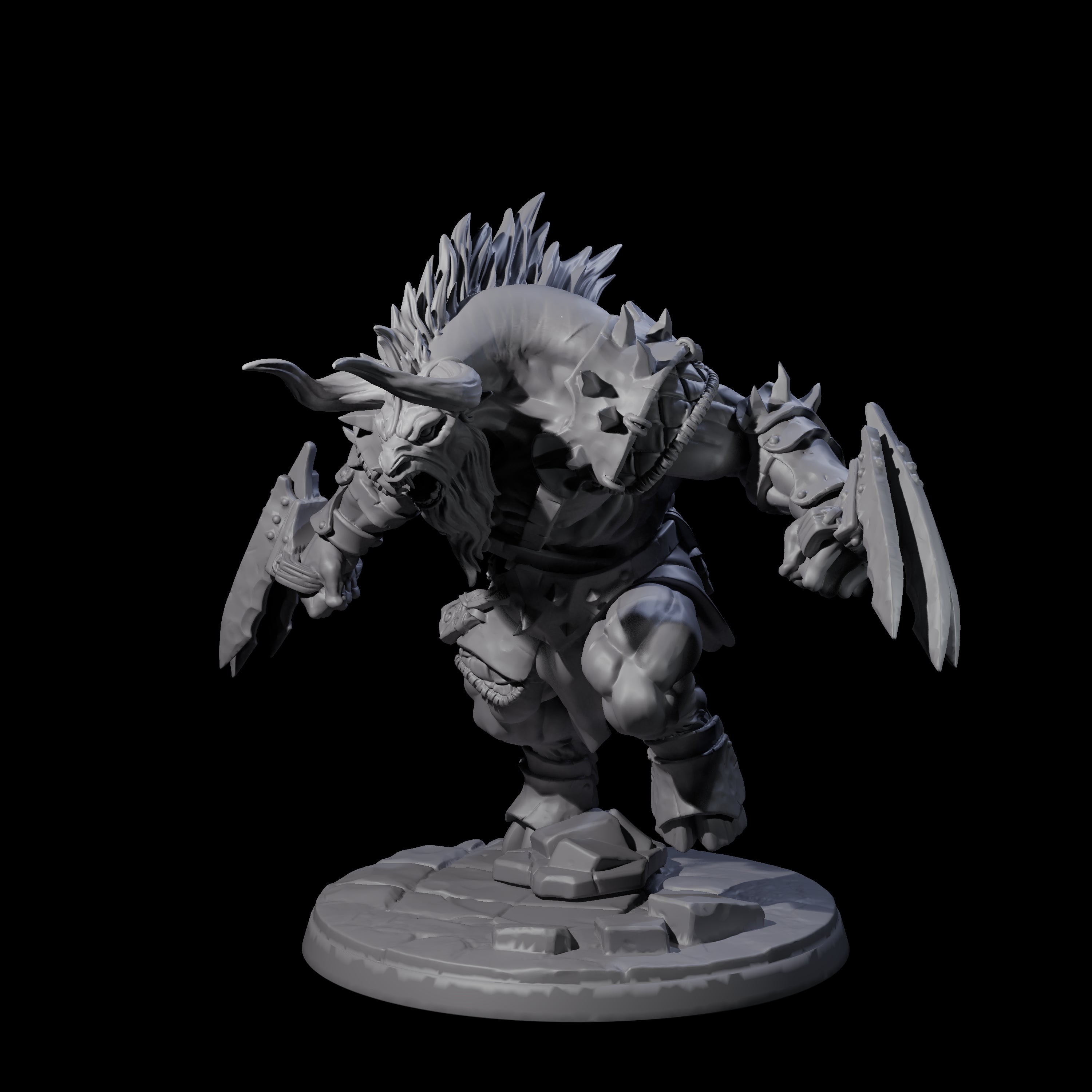 Grusome Minotaur C Miniature for Dungeons and Dragons, Pathfinder or other TTRPGs