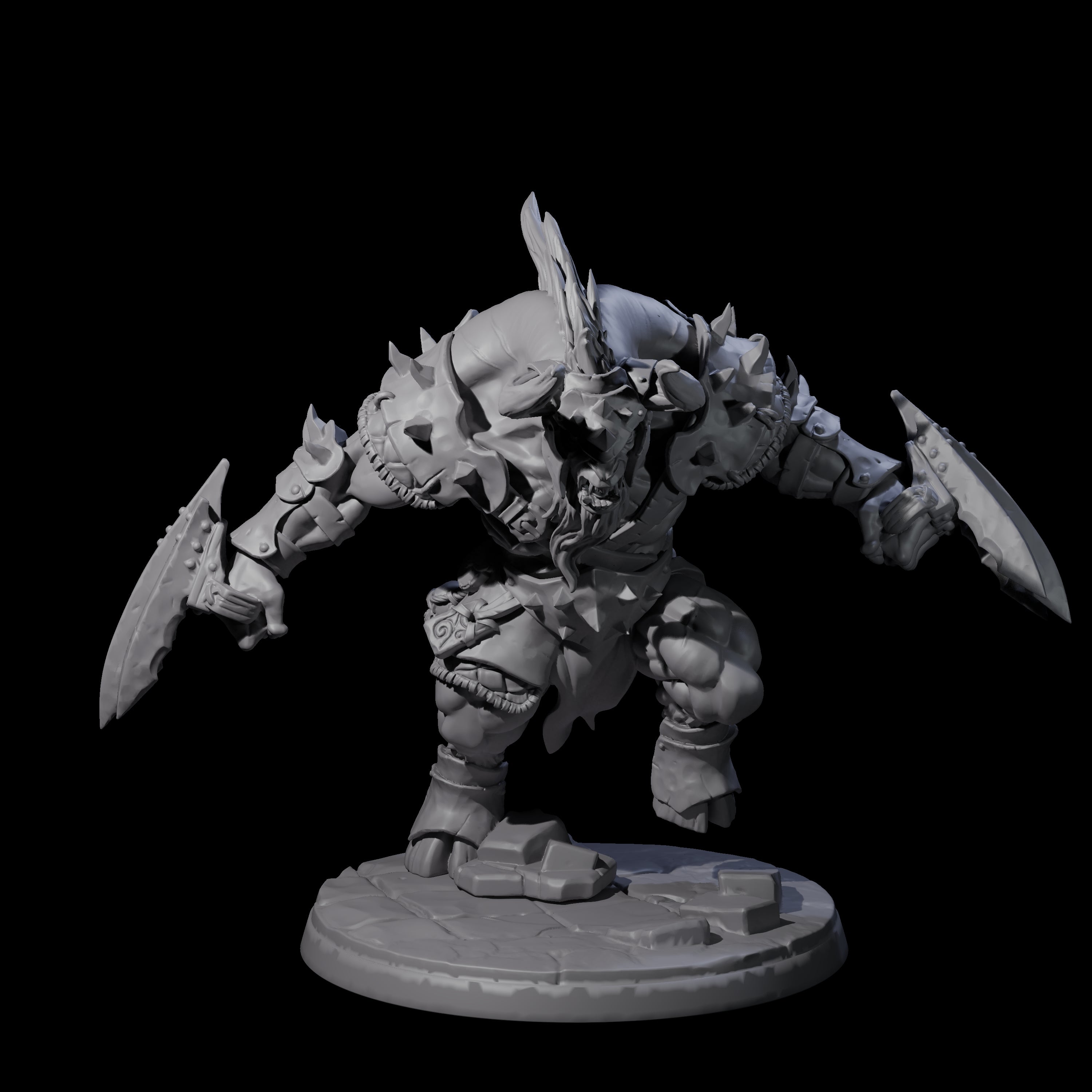Grusome Minotaur C Miniature for Dungeons and Dragons, Pathfinder or other TTRPGs