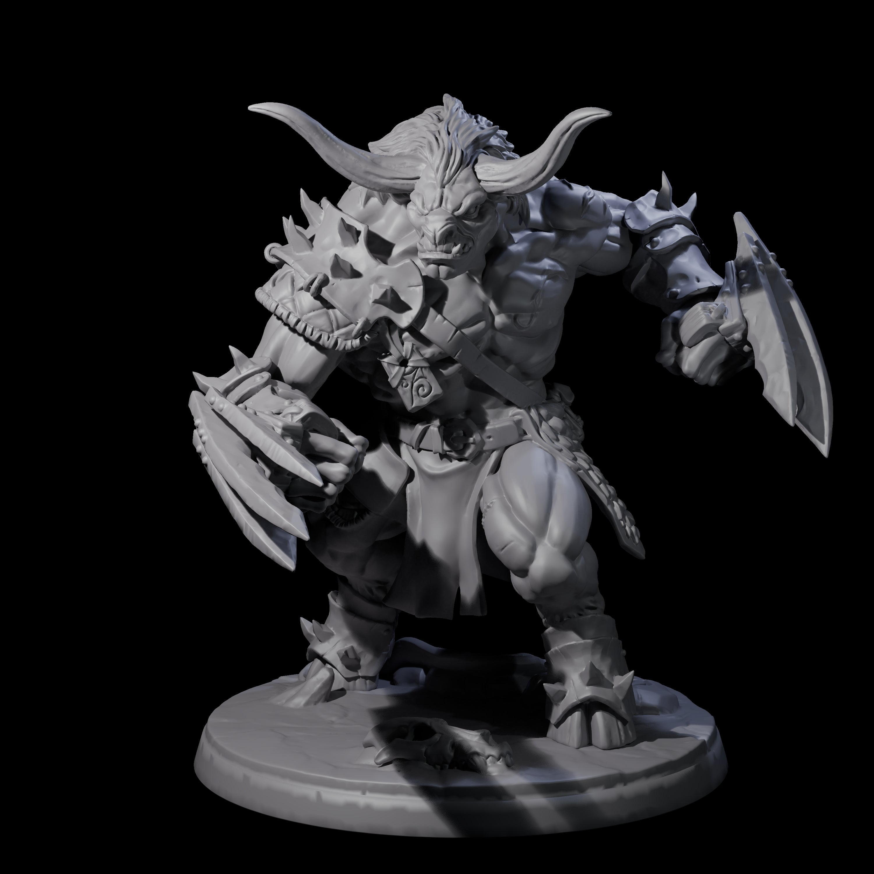 Grusome Minotaur D Miniature for Dungeons and Dragons, Pathfinder or other TTRPGs