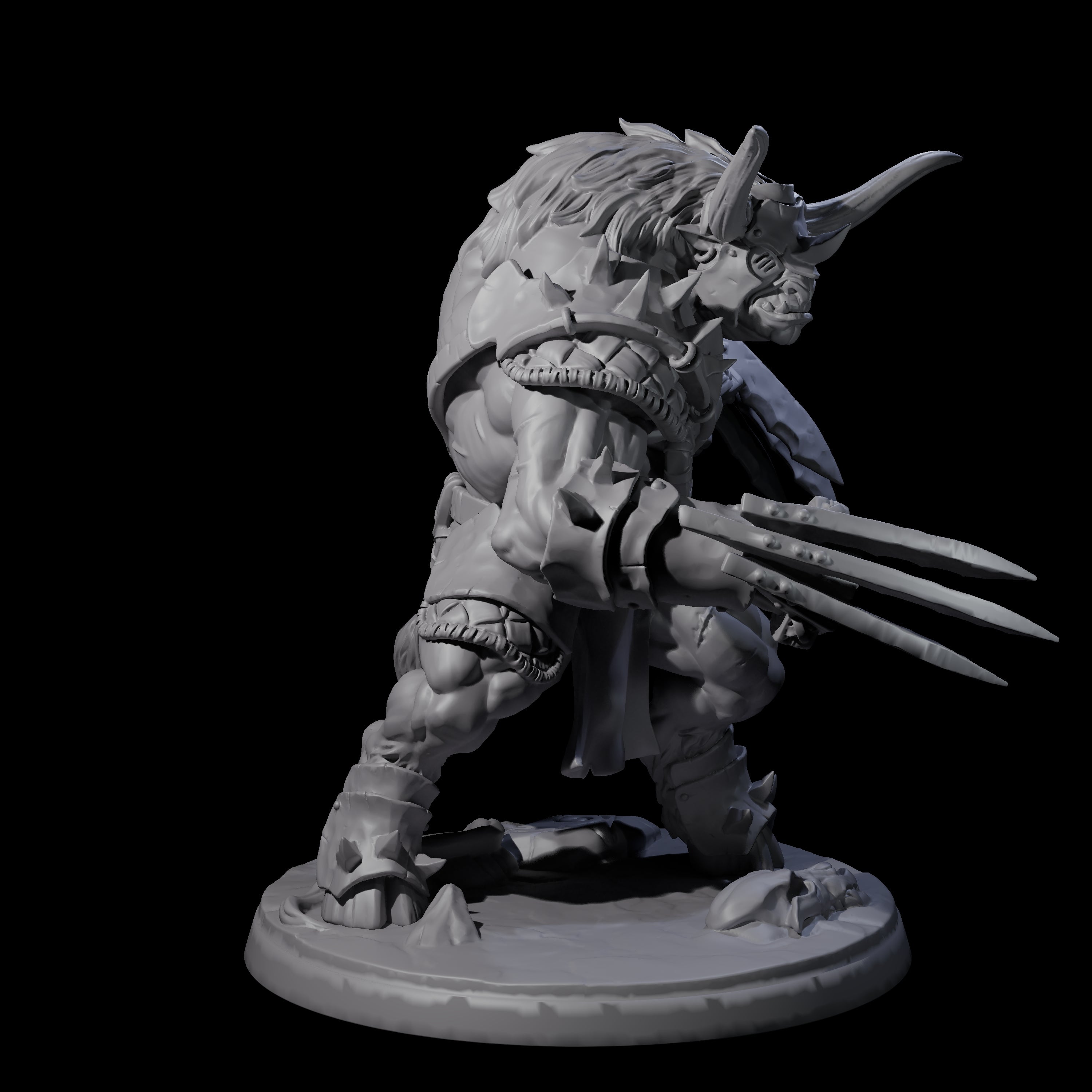Grusome Minotaur D Miniature for Dungeons and Dragons, Pathfinder or other TTRPGs