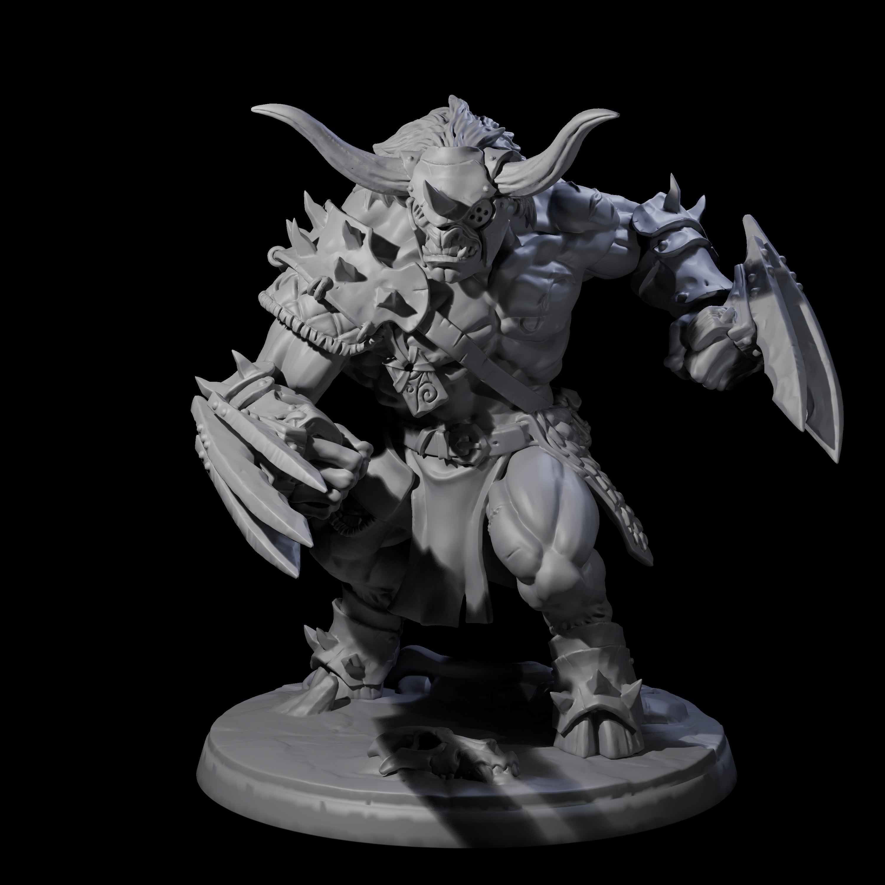 Grusome Minotaur D Miniature for Dungeons and Dragons, Pathfinder or other TTRPGs